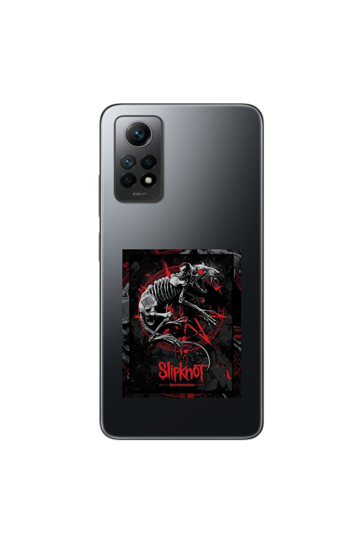 Dali Design Xiaomi Redmi Note 12 Pro Uyumlu Şeffaf Kılıf Slipknot Tasarımlı