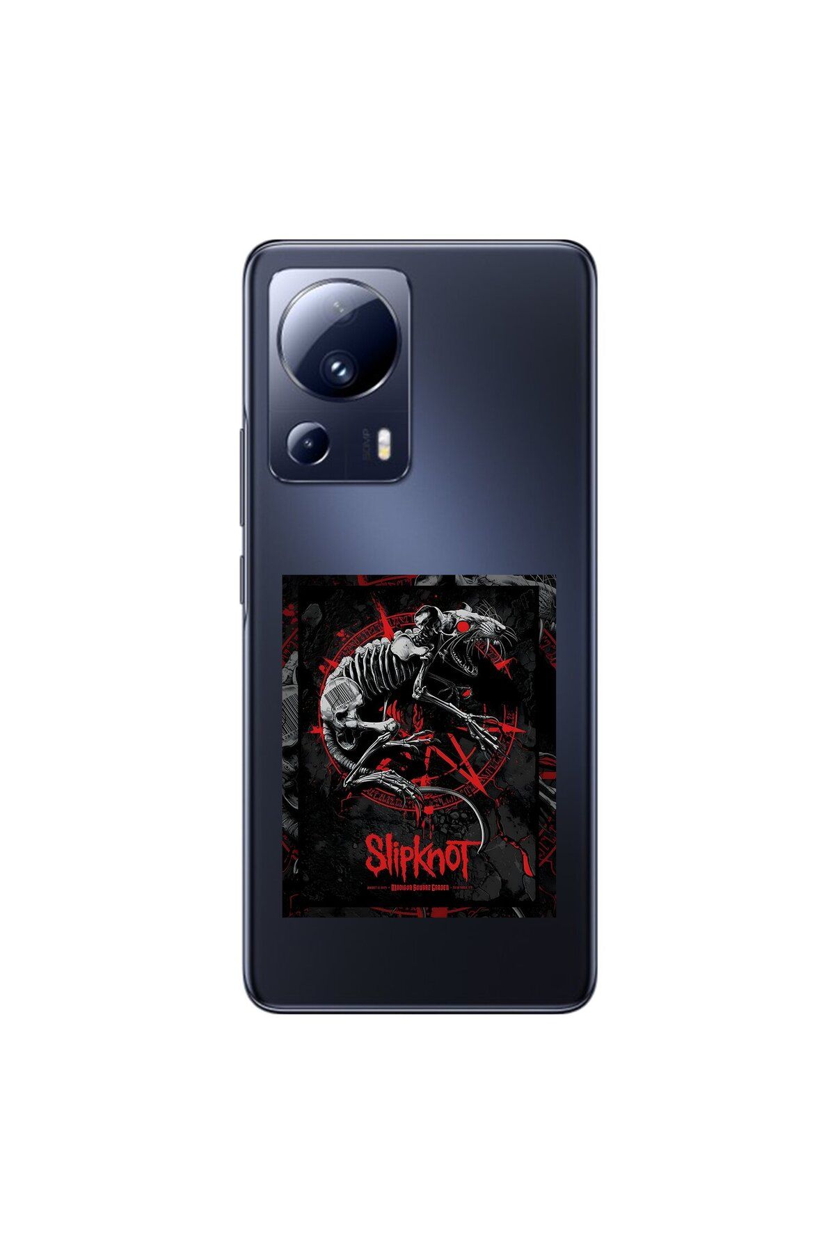 Dali Design Xiaomi Mi 13 Lite Uyumlu Şeffaf Kılıf Slipknot Tasarımlı