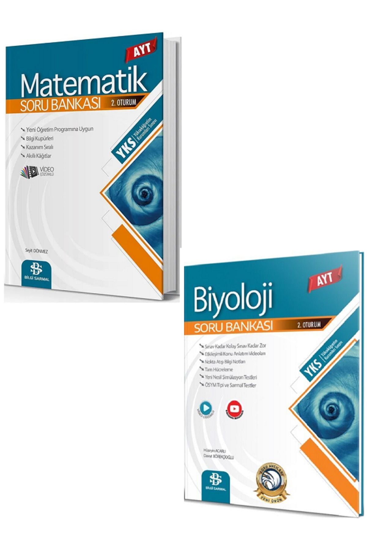 Evrensel İletişim Yayınları Bilgi Sarmal AYT MATEMATİK Soru Bankası + Bilgi Sarmal AYT BİYOLOJİ Soru Bankası / 2 KİTAP SET