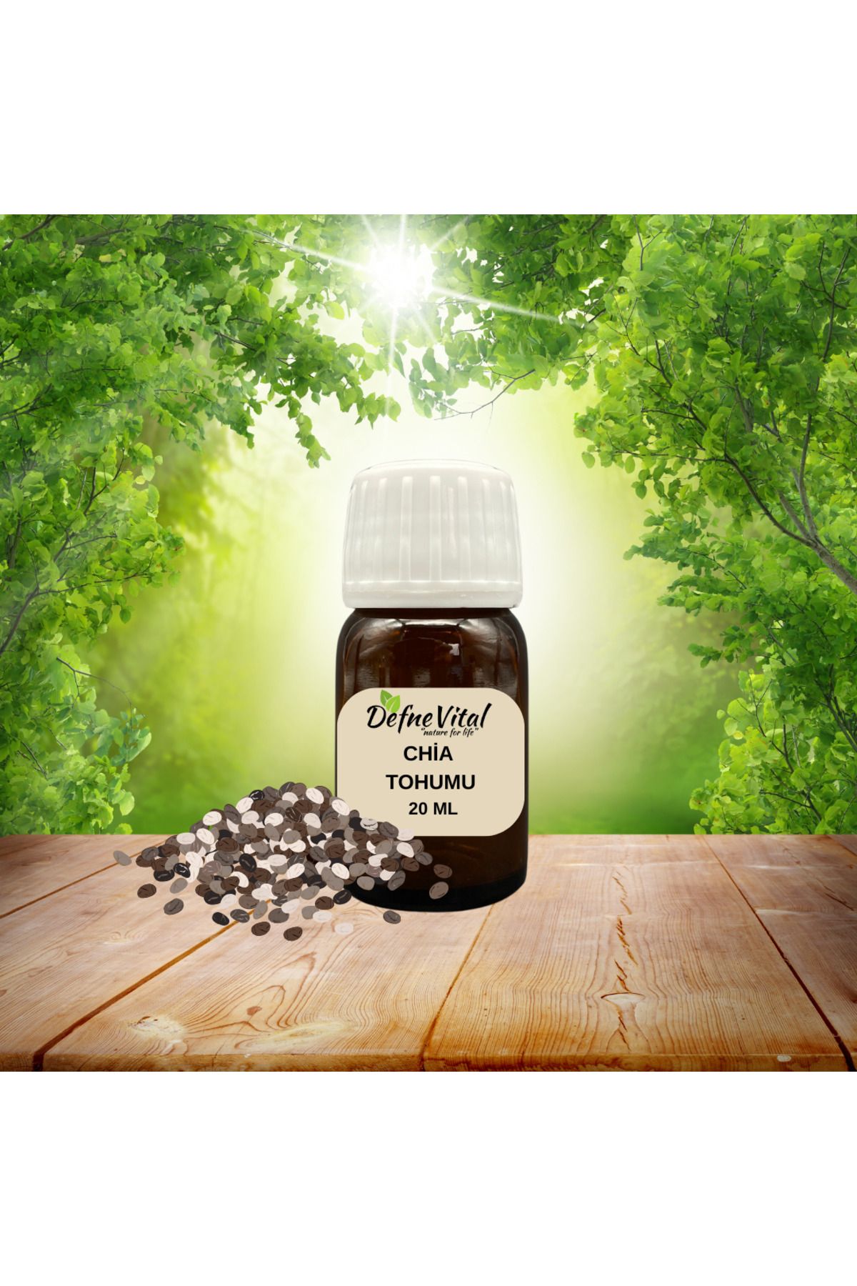 DEFNE VİTAL CHİA TOHUMU YAĞI 20 ML