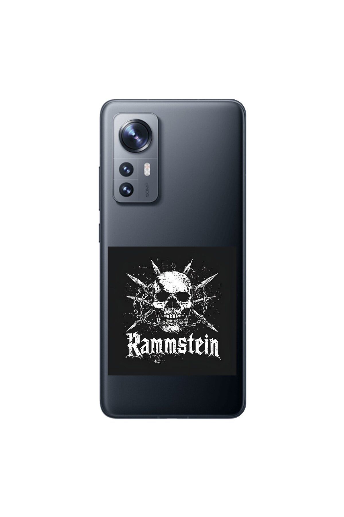 Dali Design Xiaomi Mi 12 Uyumlu Şeffaf Kılıf Rammstein Tasarımlı