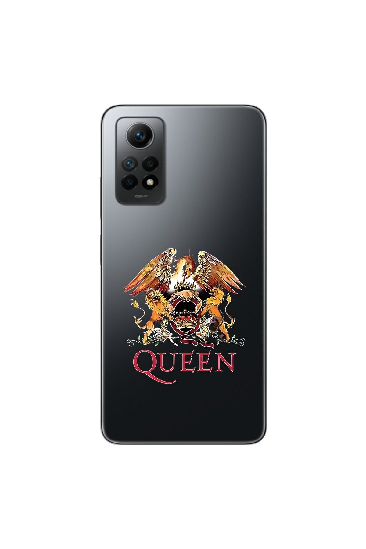 Dali Design Xiaomi Redmi Note 12 Pro Uyumlu Şeffaf Kılıf Queen Tasarımlı