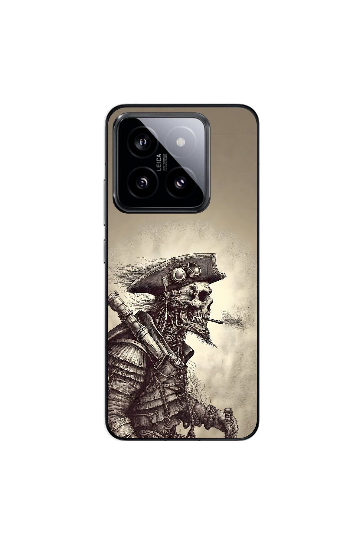Dali Design Xiaomi Mi 14 Pro Uyumlu Şeffaf Kılıf Pirate 1 Tasarımlı