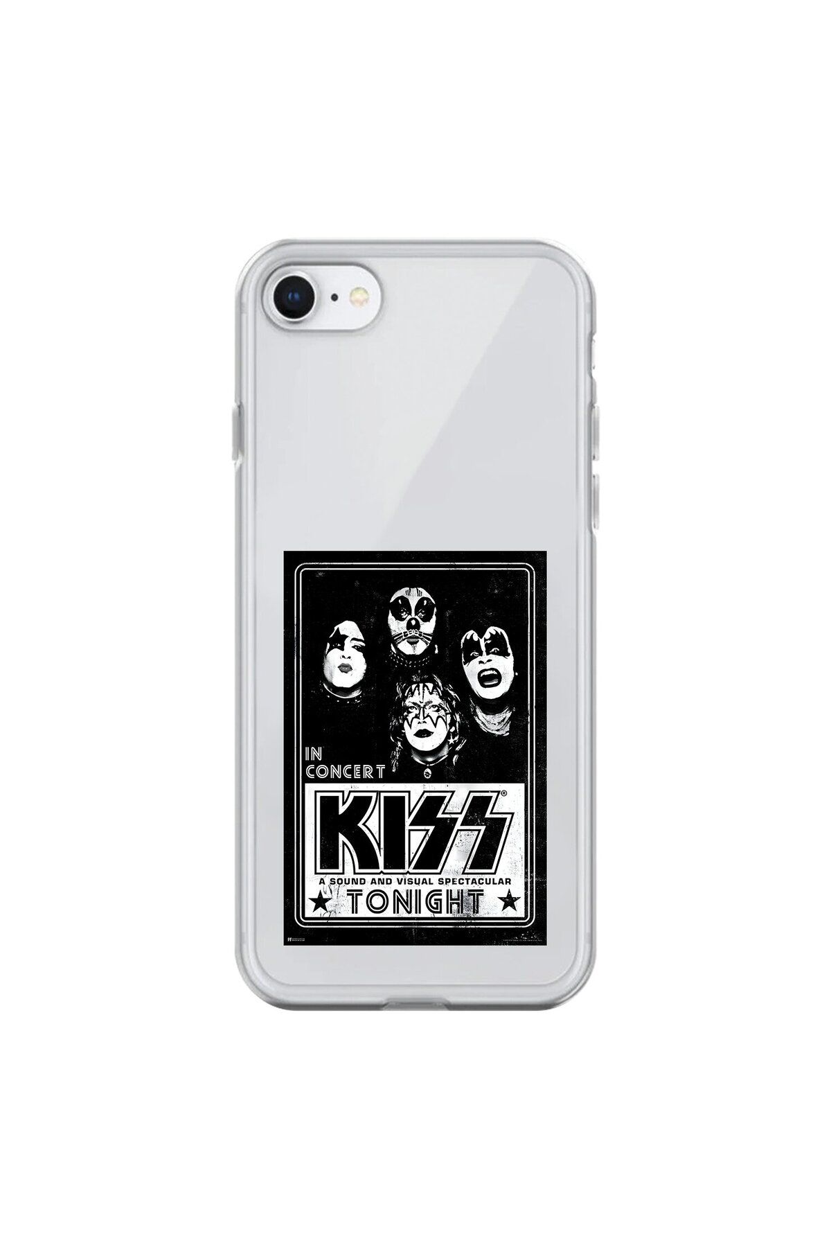 Dali Design iPhone 6 Uyumlu Şeffaf Kılıf KiSS Tasarımlı