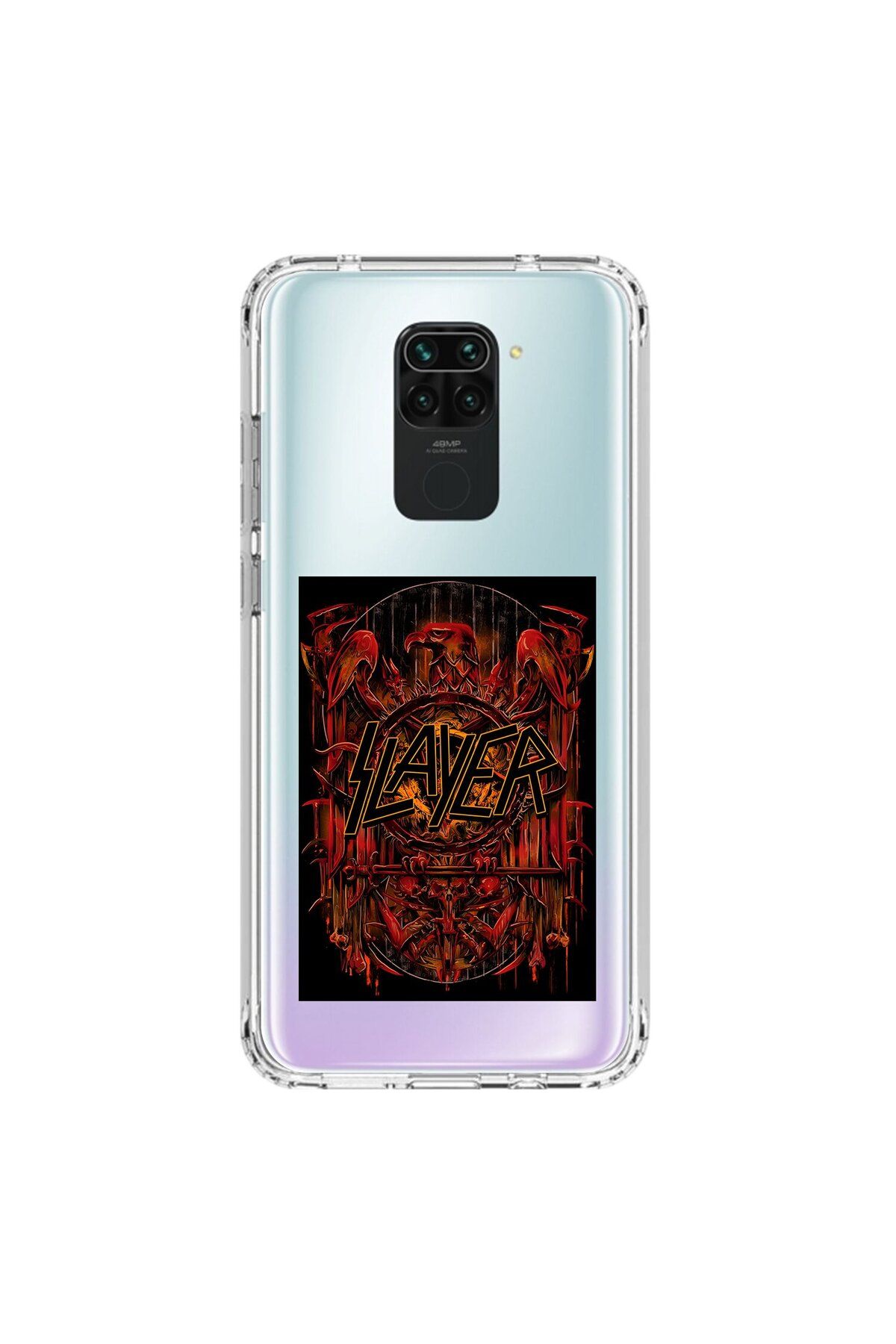Dali Design Xiaomi Redmi Note 9 Uyumlu Şeffaf Kılıf Slayer Tasarımlı