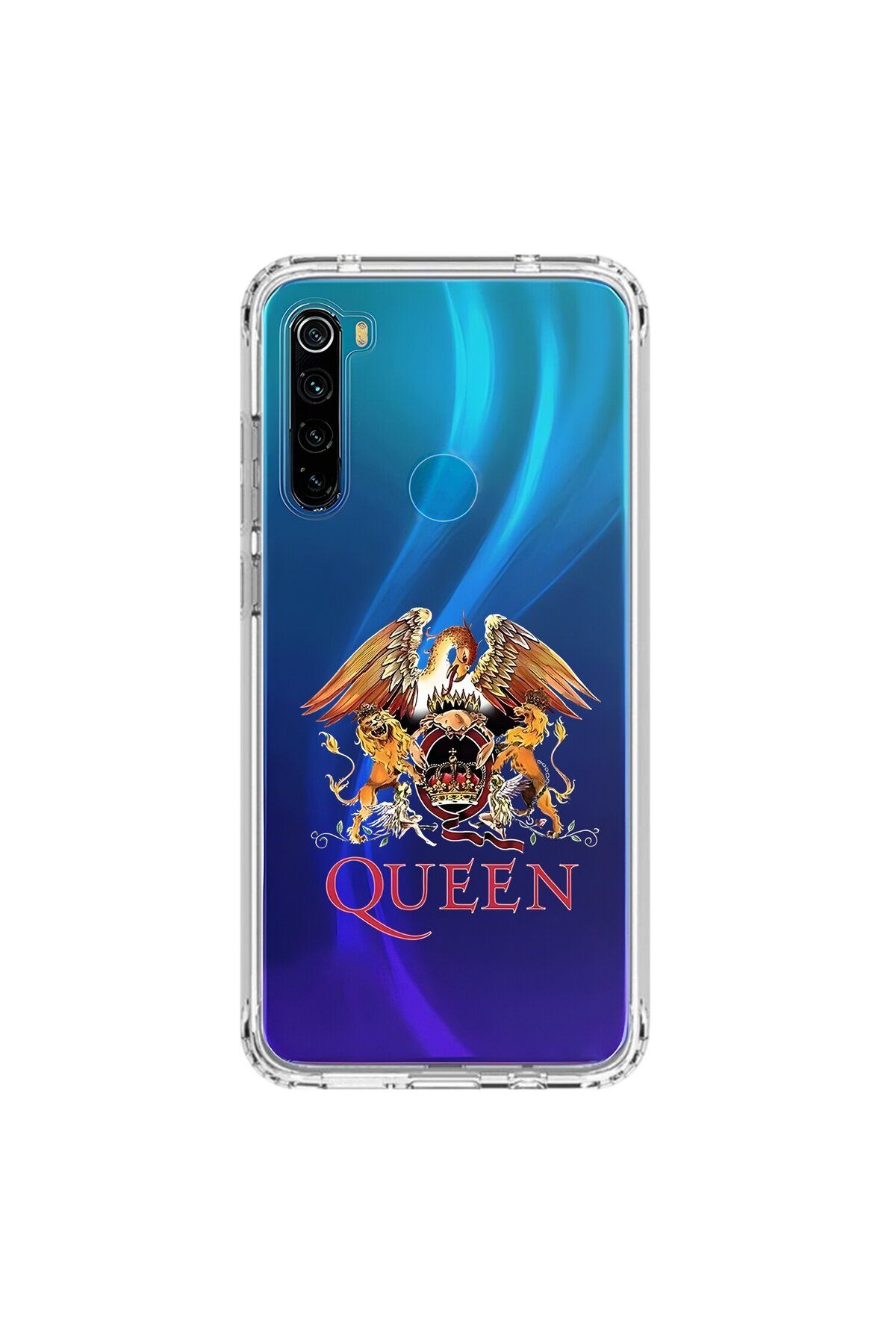 Dali Design Xiaomi Redmi Note 8 Uyumlu Şeffaf Kılıf Queen Tasarımlı