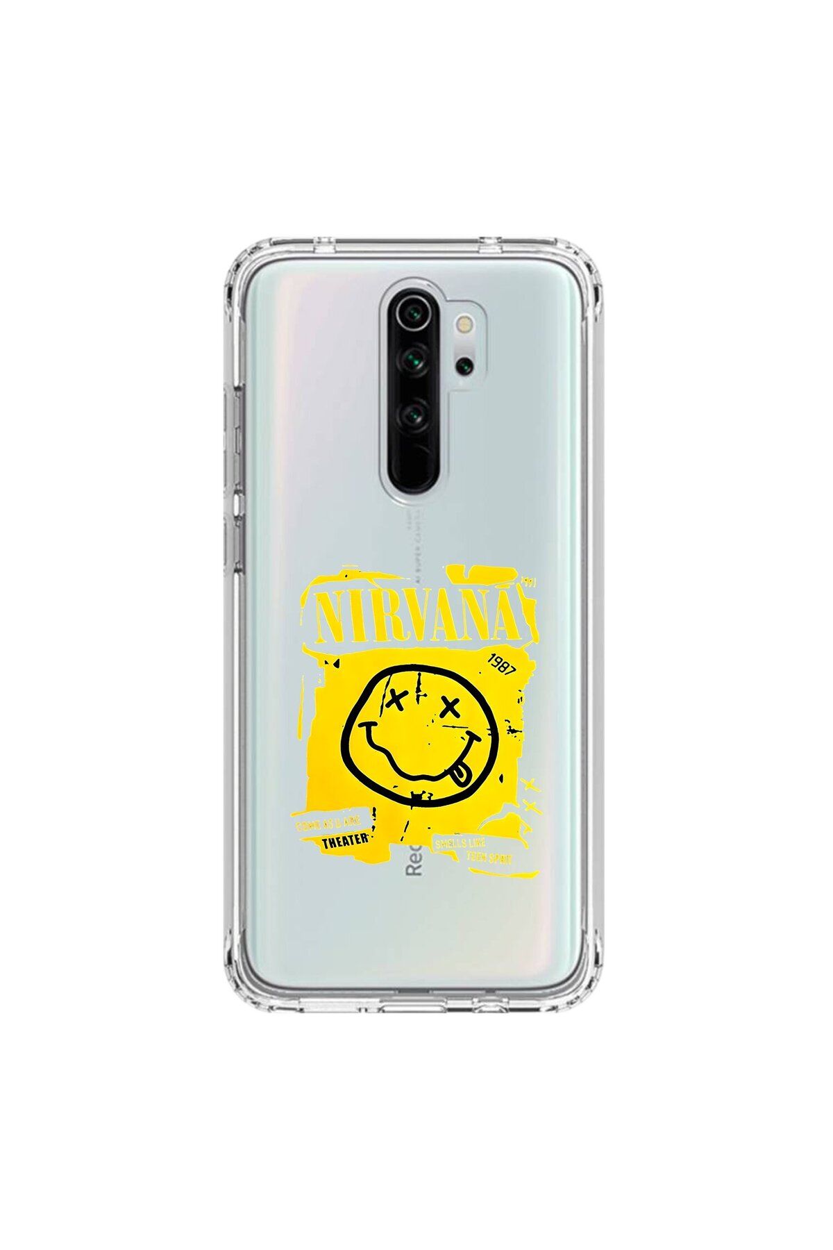 Dali Design Xiaomi Redmi Note 8 Pro Uyumlu Şeffaf Kılıf Nirvana Tasarımlı