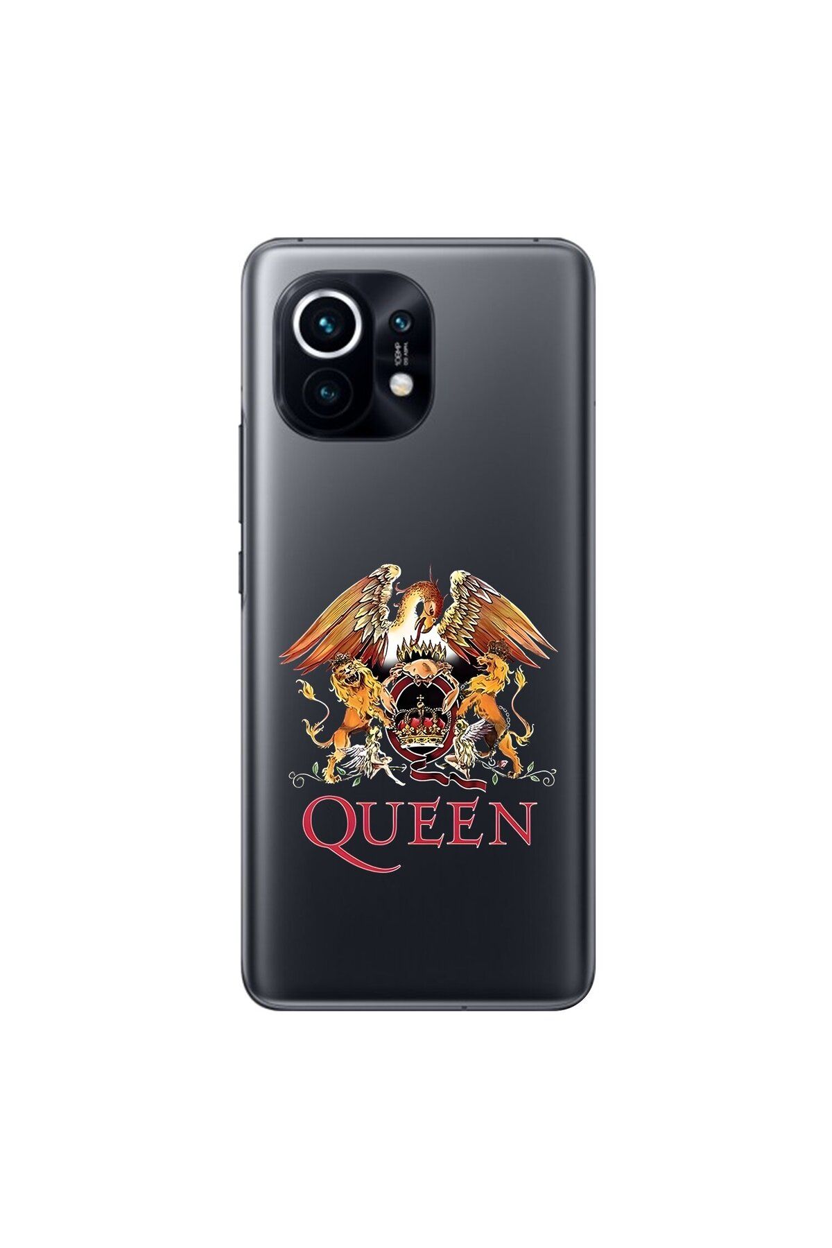 Dali Design Xiaomi Mi 11 Uyumlu Şeffaf Kılıf Queen Tasarımlı