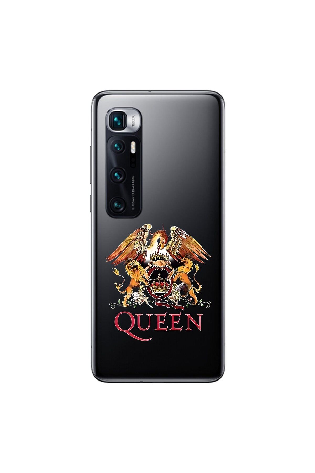 Dali Design Xiaomi Mi 10 Pro Uyumlu Şeffaf Kılıf Queen Tasarımlı