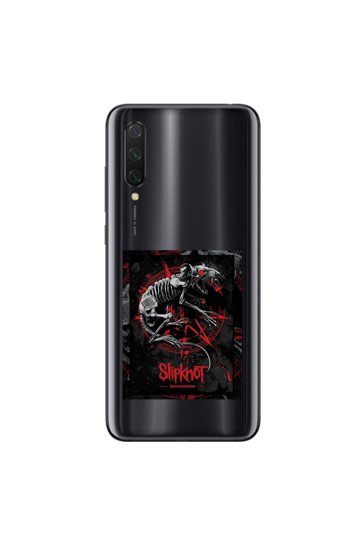 Dali Design Xiaomi Mi 9 Lite Uyumlu Şeffaf Kılıf Slipknot Tasarımlı