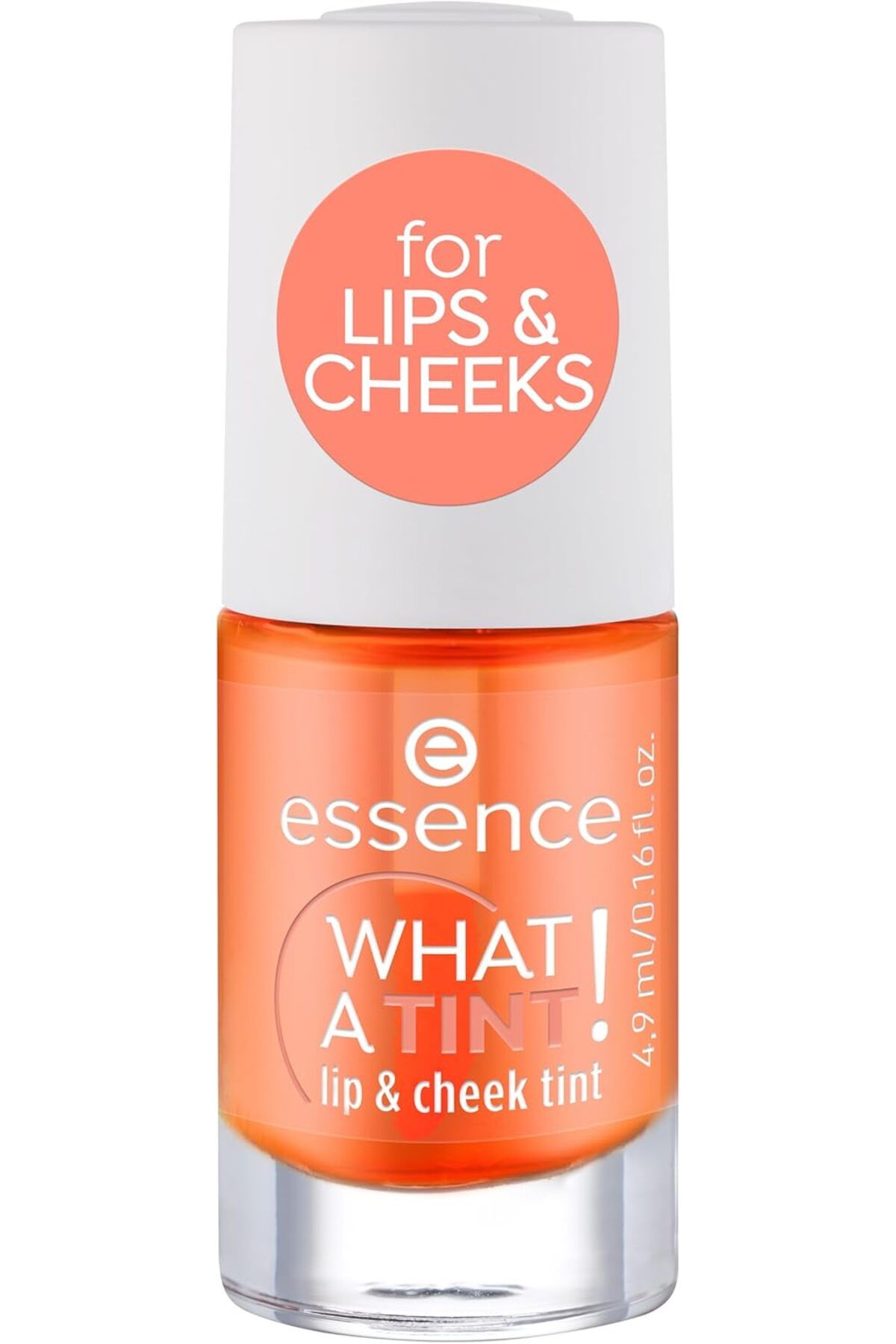 Essence-What-A-Tint Lip & Cheek Stain, No. 03, Peachy Vibes, Long-lasting, Instant Result, Natural, 3