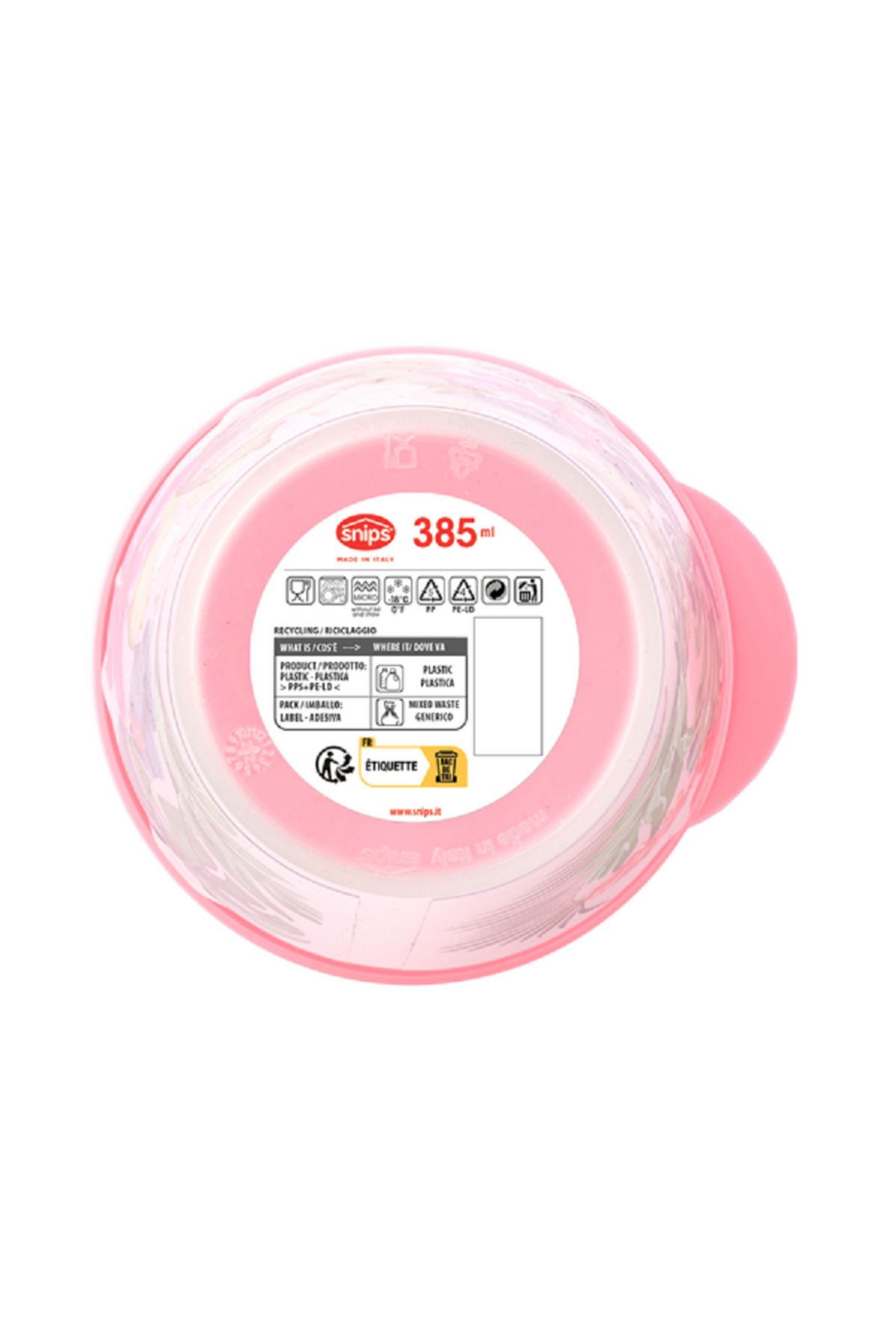 Snips-Unicorn Tumbler with Straw and Lid Pink and Clear 385ml 3