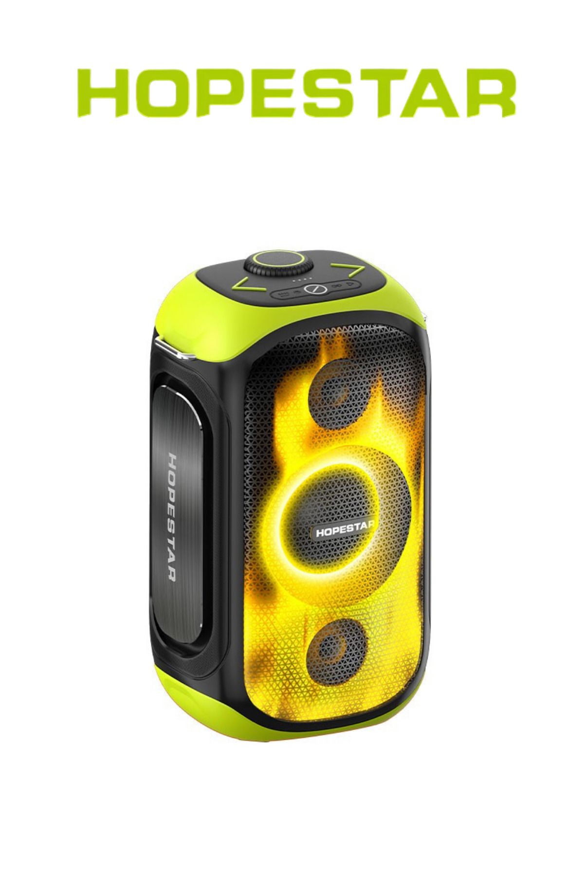 Hopestar Party 300 RGB Işıklı Standlı Çift Mikrofonlu 80W IPX5 Suya Dayanıklı Bluetooth Hoparlör
