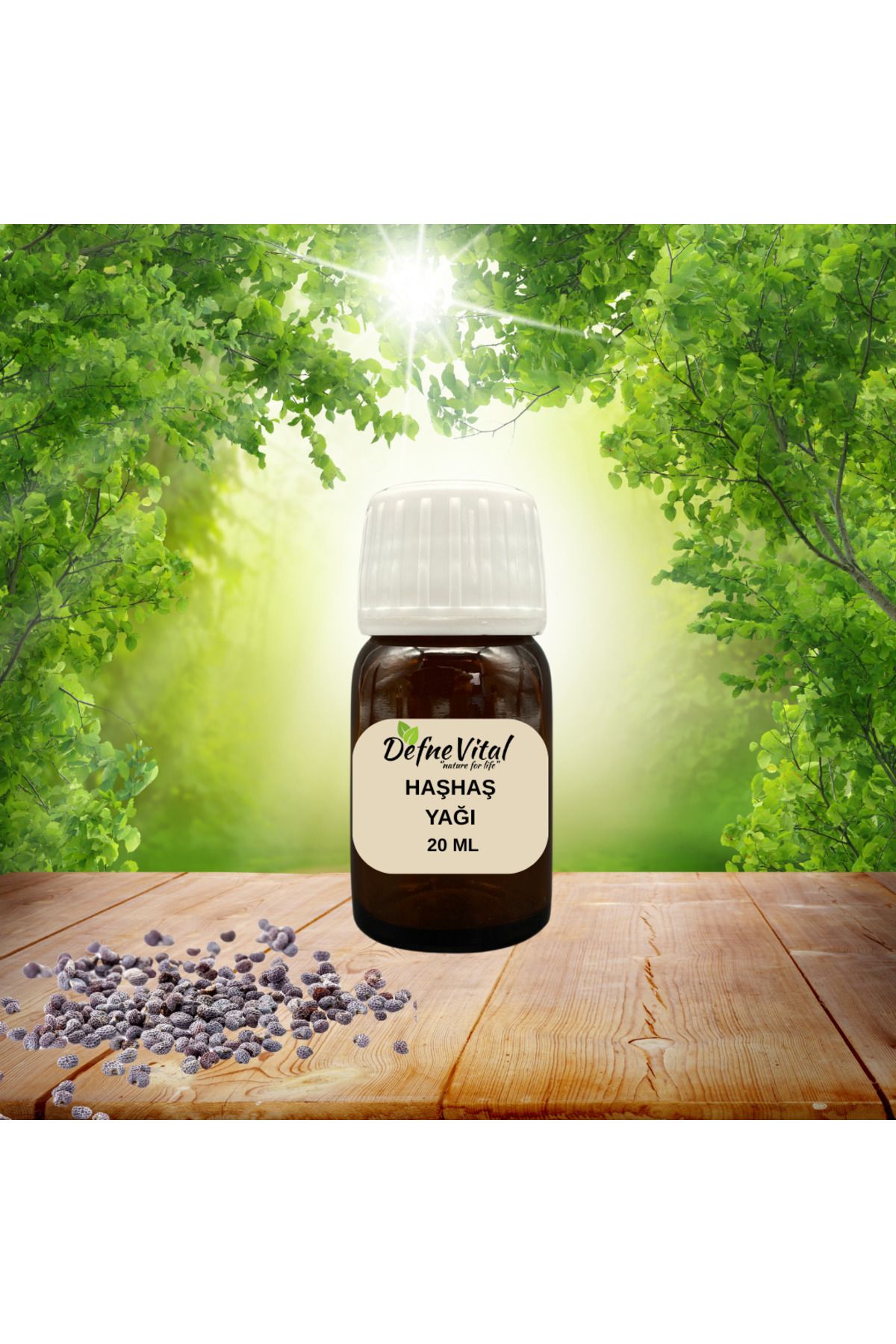 DEFNE VİTAL HAŞHAŞ YAĞI 20 ML