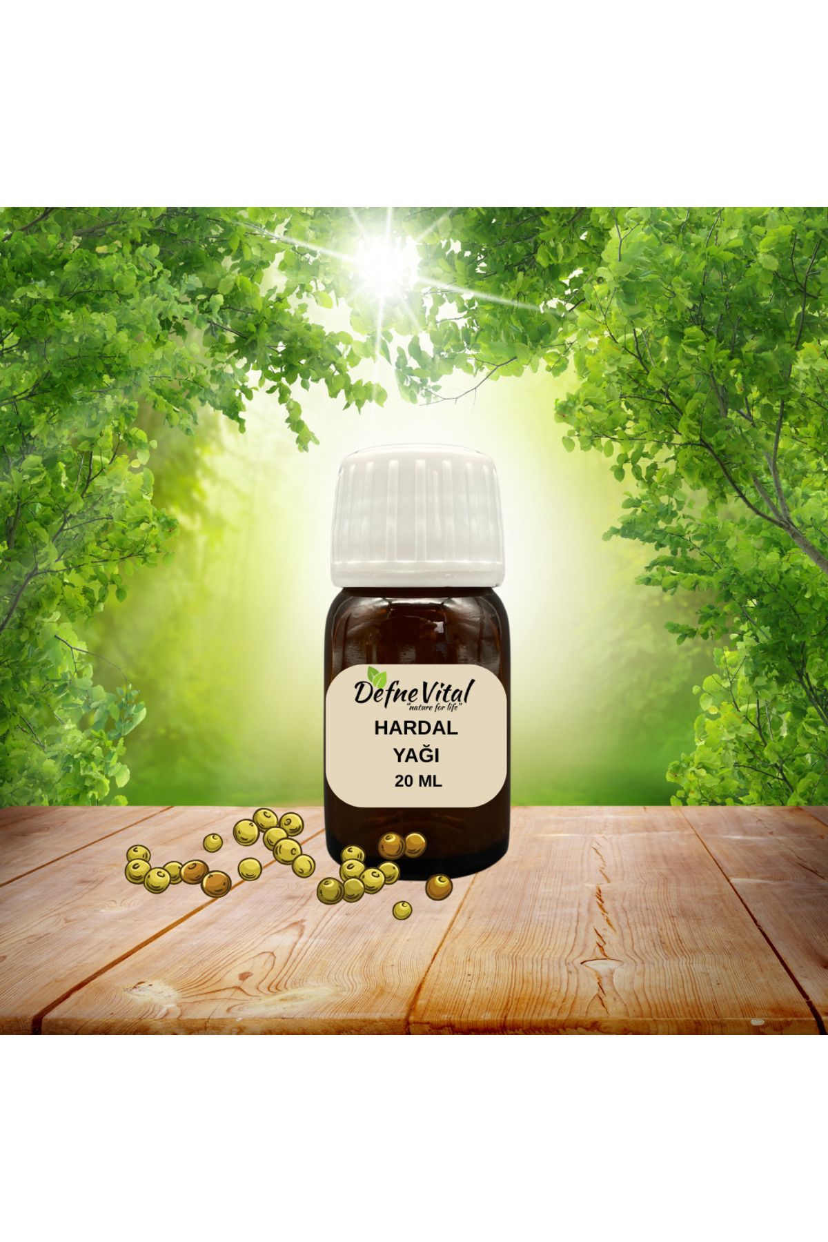 DEFNE VİTAL HARDAL YAĞI 20 ML