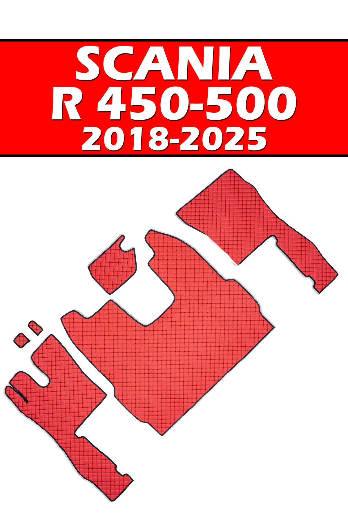VIPTIRSHOP SCANIA R-450-500-540-560 (2018-2025) DERİ KAPİTONE PASPAS