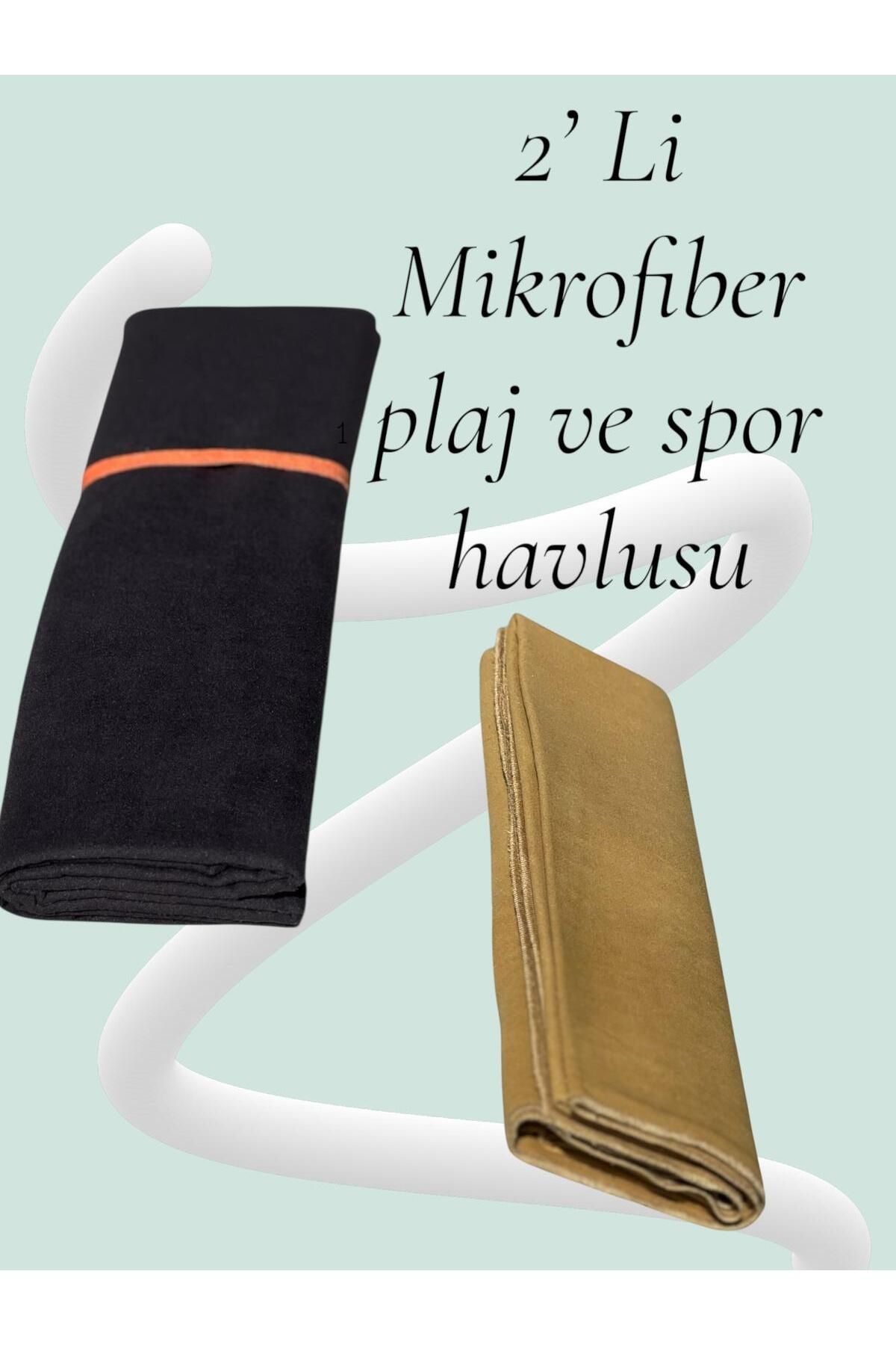 VAD 2 adet MİKROFİBER ÇABUK KURUYAN PLAJ HAVLUSU 70x150 cm