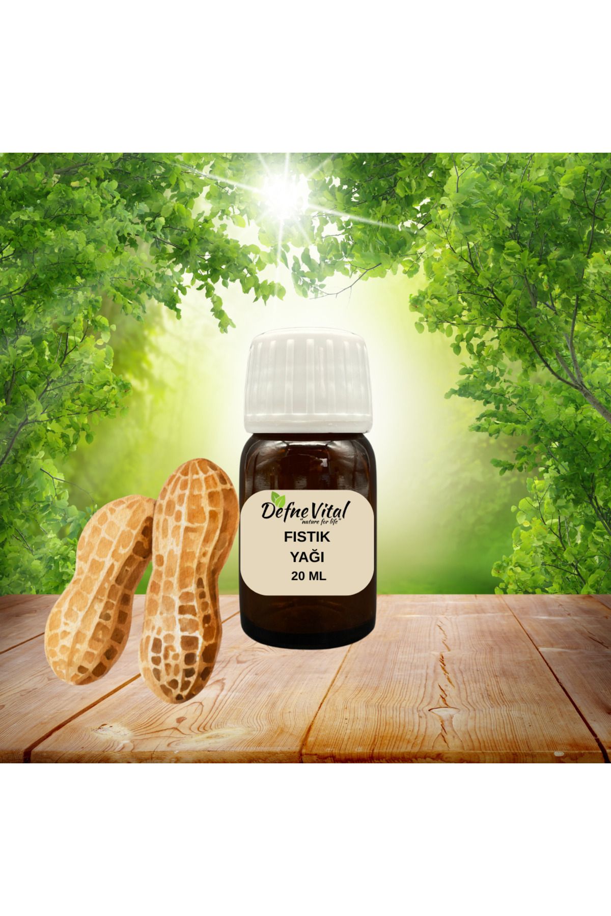 DEFNE VİTAL FISTIK YAĞI 20 ML