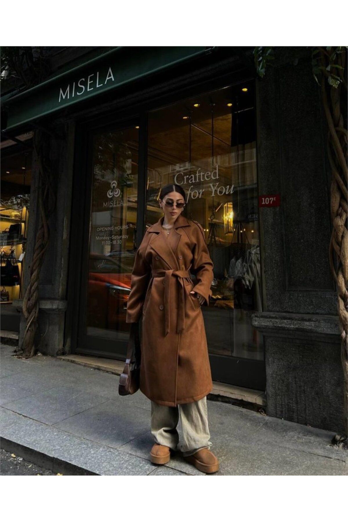 hepimiz alalım SÜET TRENCH - Taba