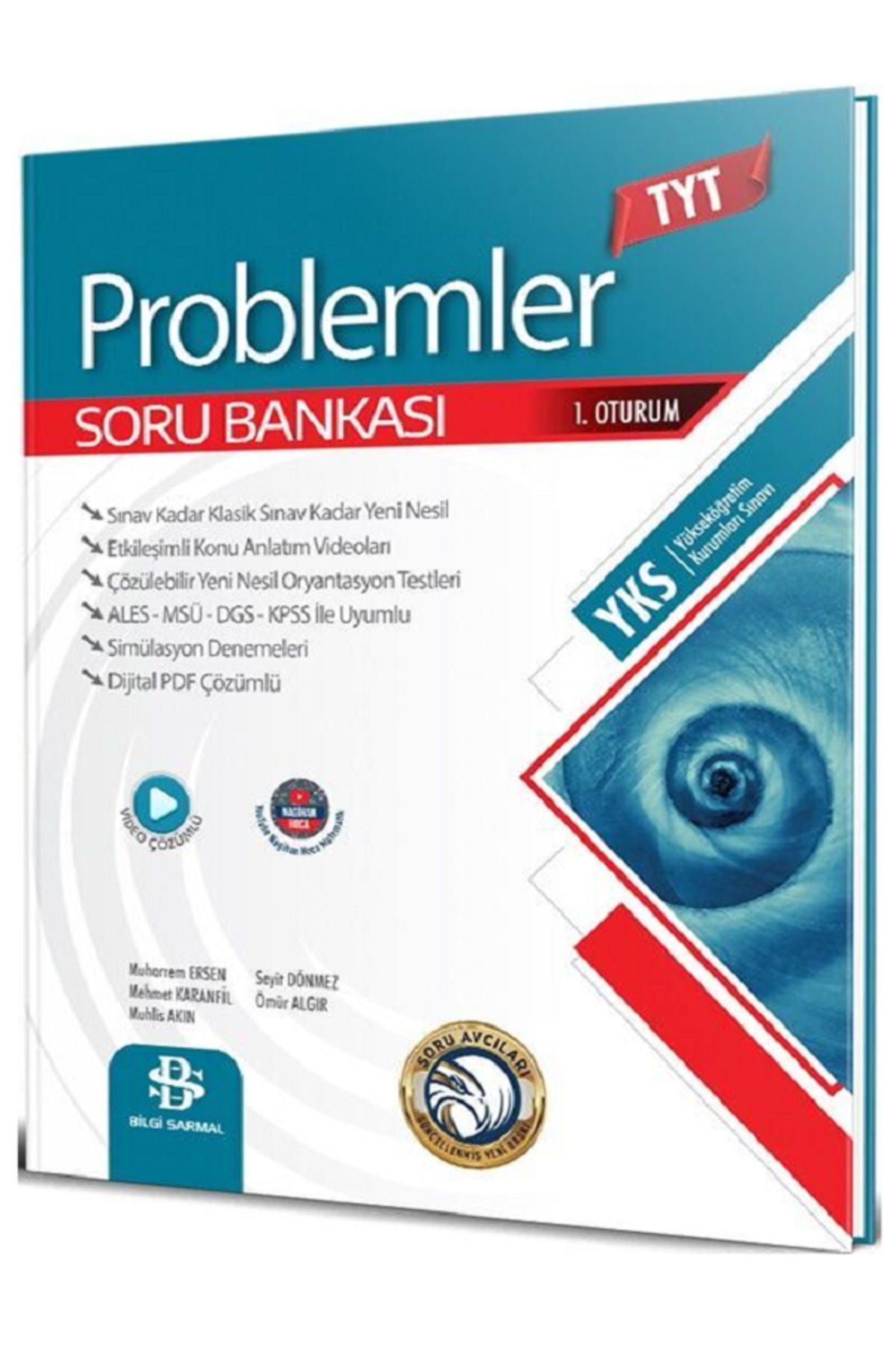 Evrensel İletişim Yayınları Bilgi Sarmal TYT PROBLEMLER Soru Bankası / ALES - MSÜ - DGS - KPSS ile Uyumlu / Video Çözümlü