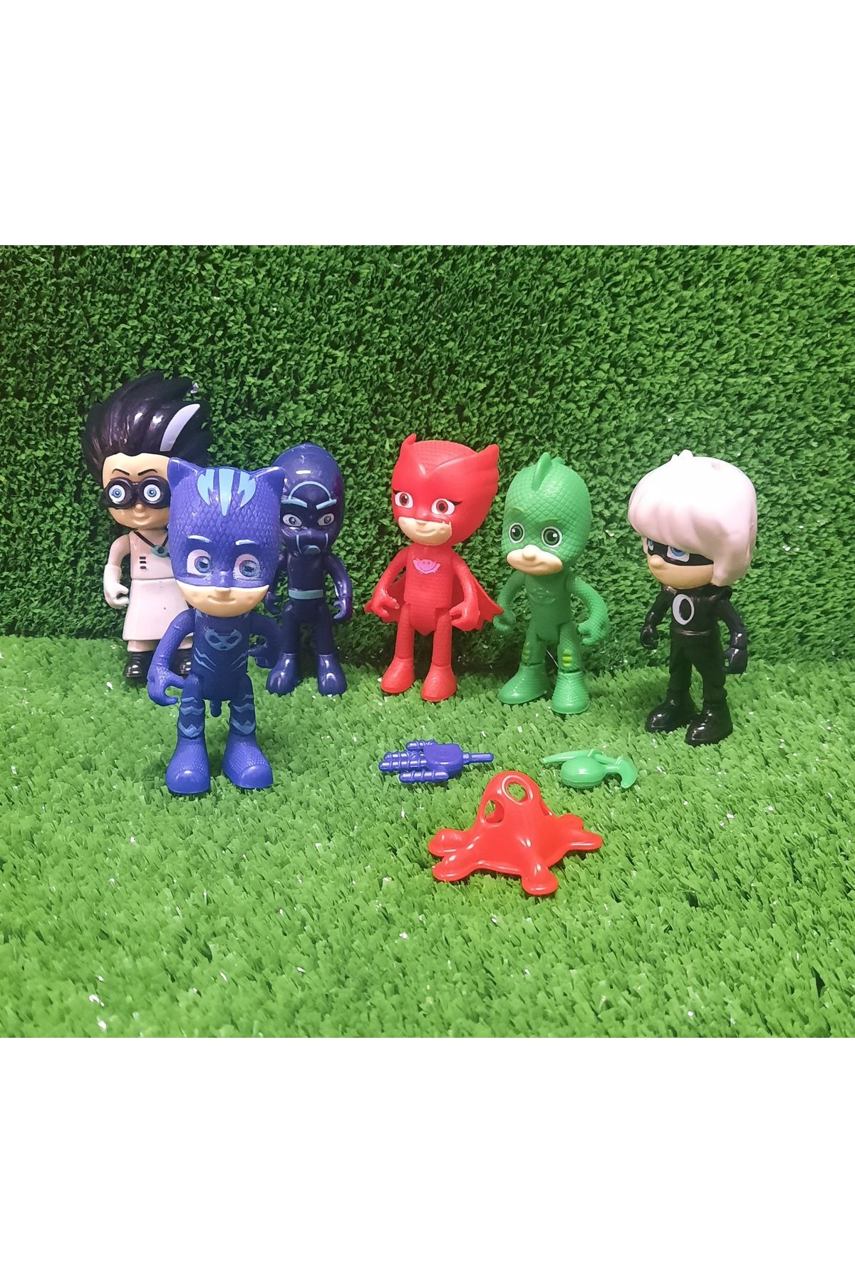 TOYSTAR Pj Mask Pijamaskeliler Figür Karakter 10 Parça 8-10 cm
