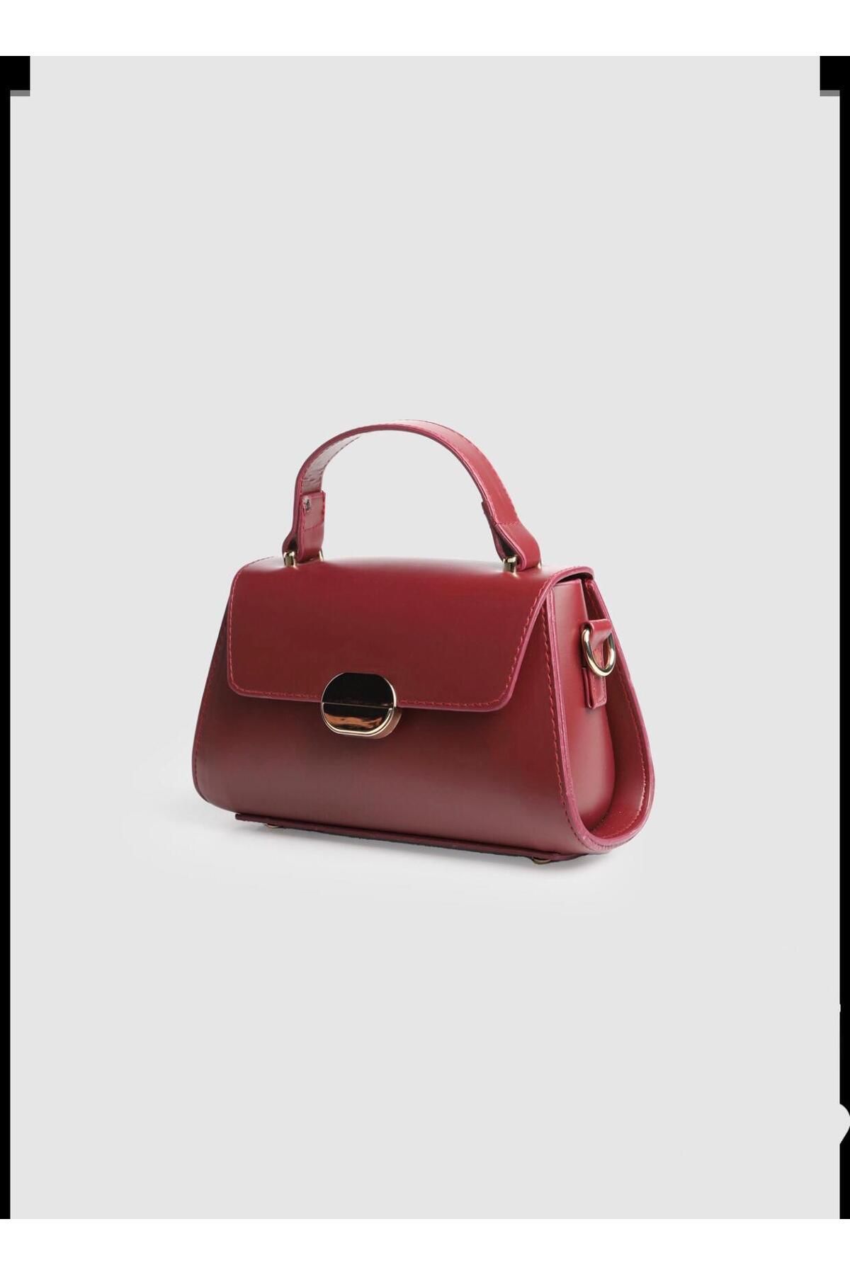 Bag Store Tr Bordo Asey Kutu El Ve Omuz Çantası