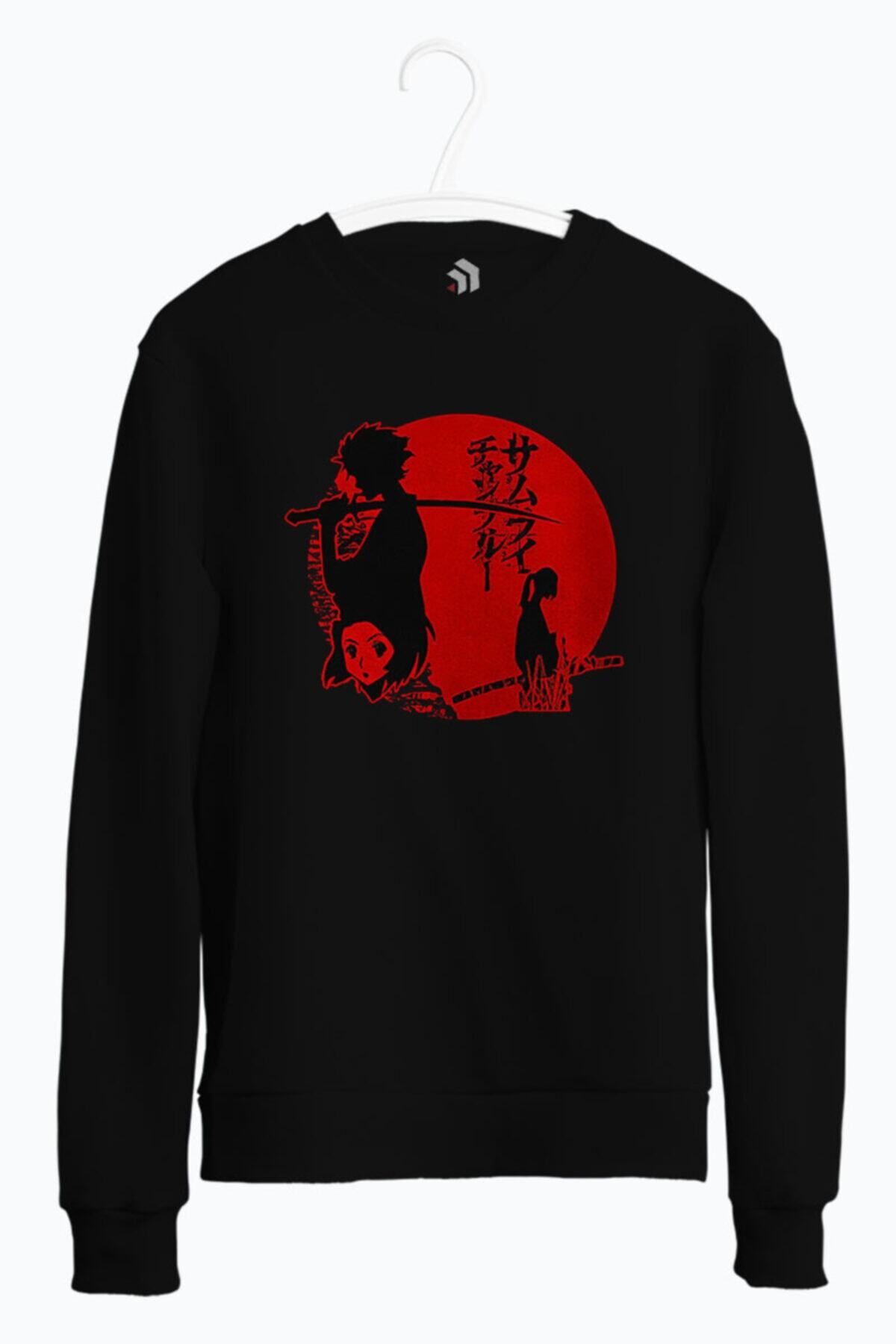 karikatürstore The Hungry Bunch Pullover Anime Baskılı Bisiklet Yaka Sweatshirt