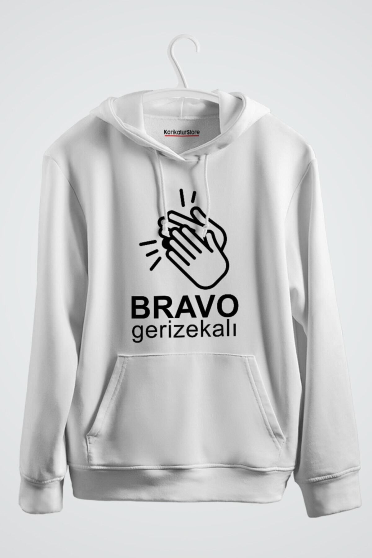 karikatürstore Bravo - Alkış Baskılı Kapşonlu Sweat