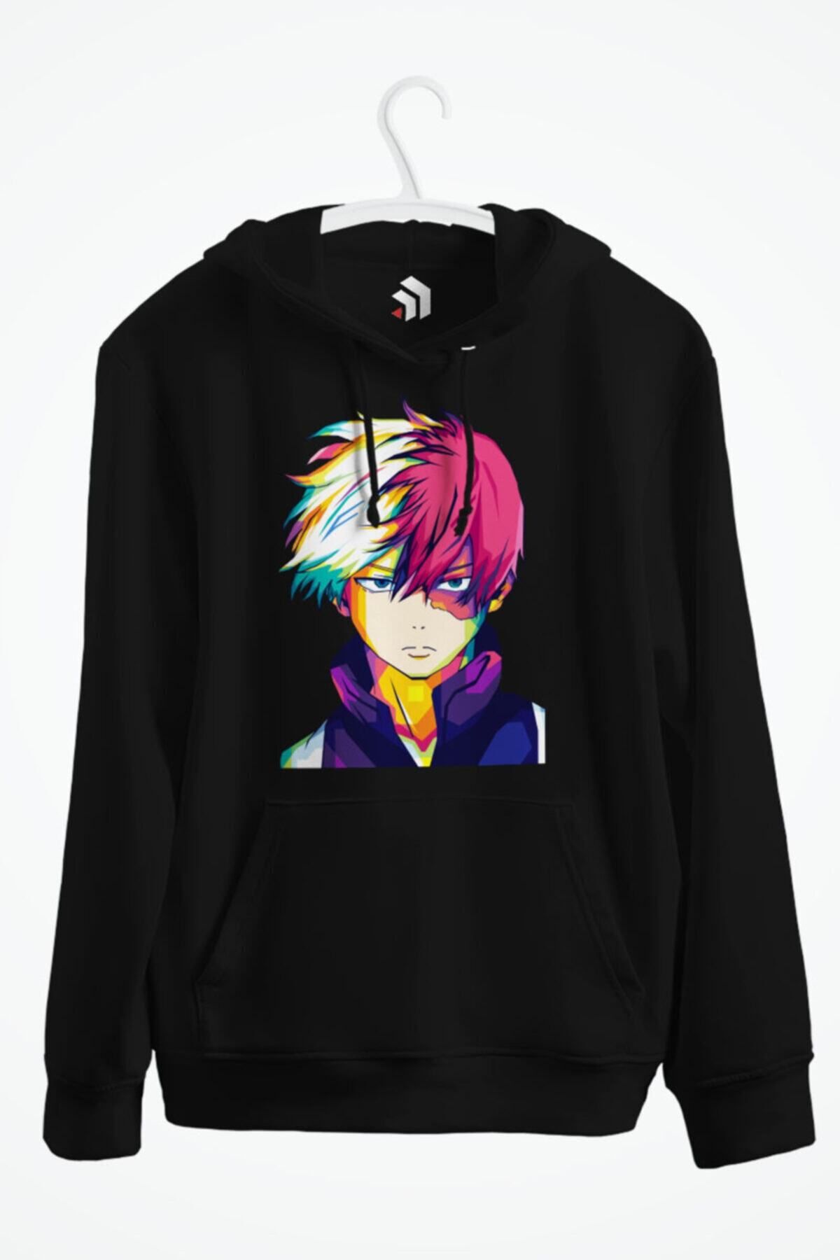 karikatürstore Kadın Baskılı Kapşonlu Sweatshirt