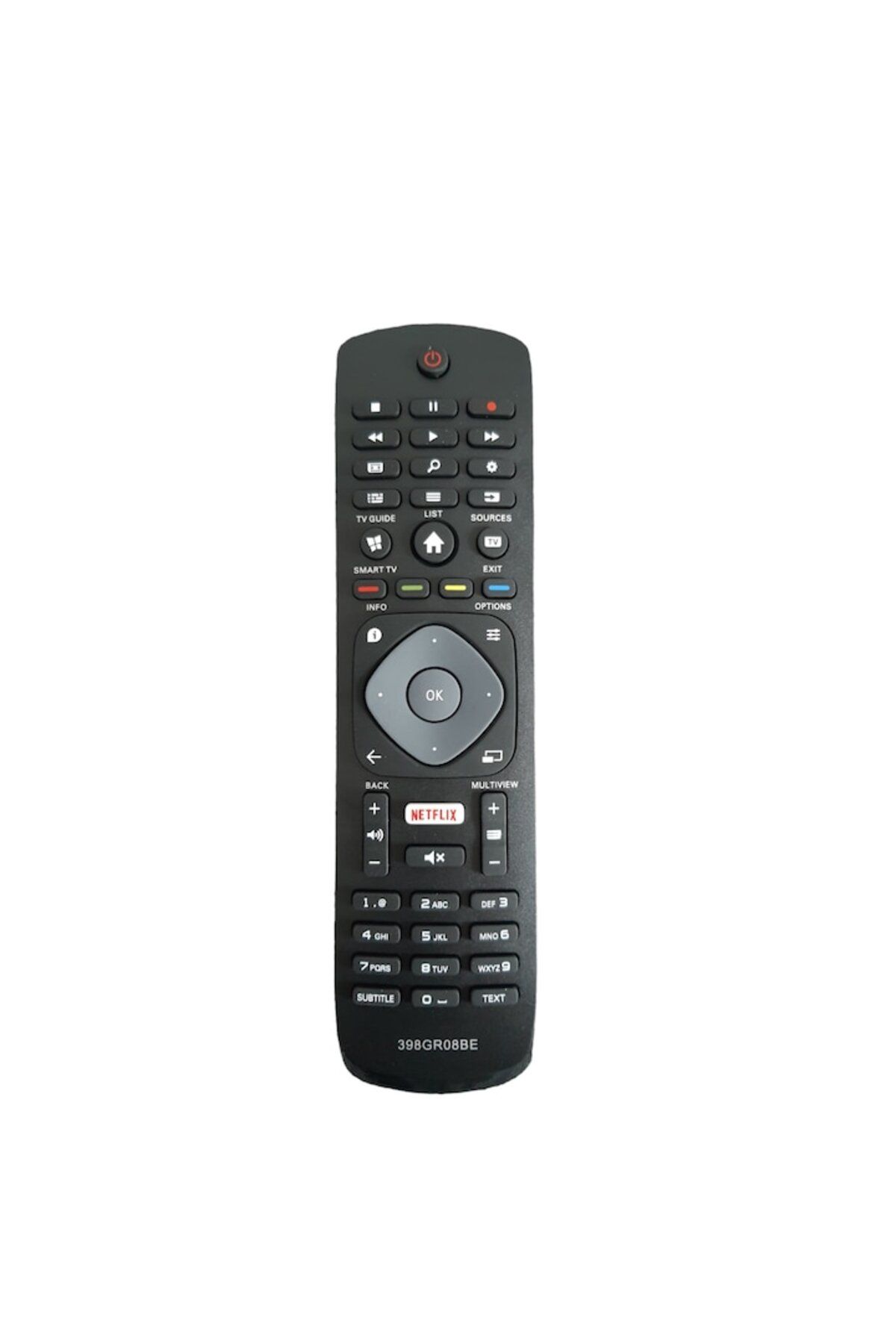Bogadini-Universal Remote Control For Philips Smart LED/LCD TV, Compatible with Netflix, Youtube, Black 2