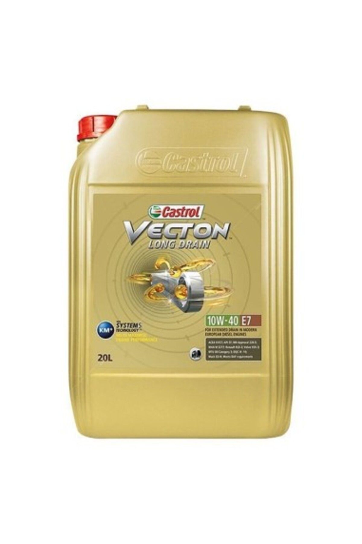CASTROL Ulei De Motor Auto Castrol Vecton Long Drain 10w40 E7, 20l - One Size