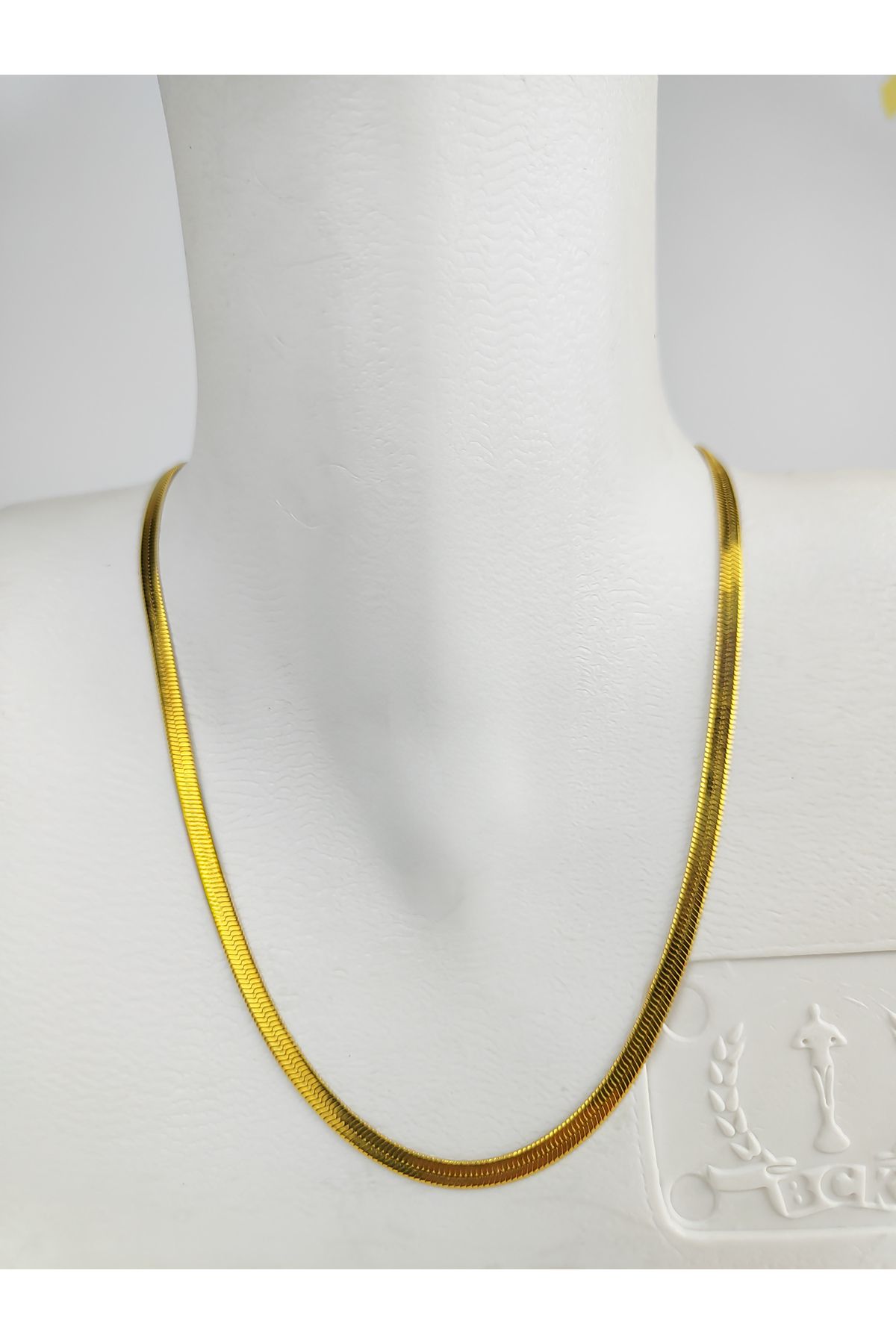 venDée Kadın İtalyan Zincir 45 cm Gold Renk Paslanmaz Çelik Kolye