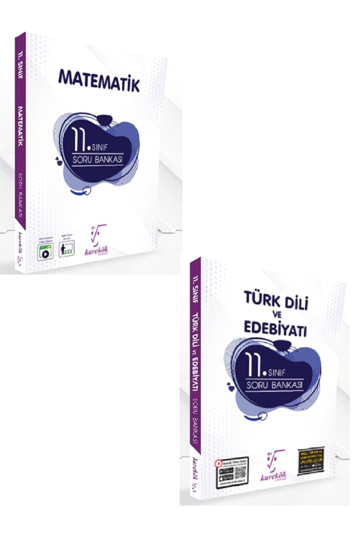 Evrensel İletişim Yayınları 11.Sınıf Karakök MATEMATİK Soru Bankası + 11.Sınıf Karakök EDEBİYAT Soru Bankası / 2 KİTAP SET