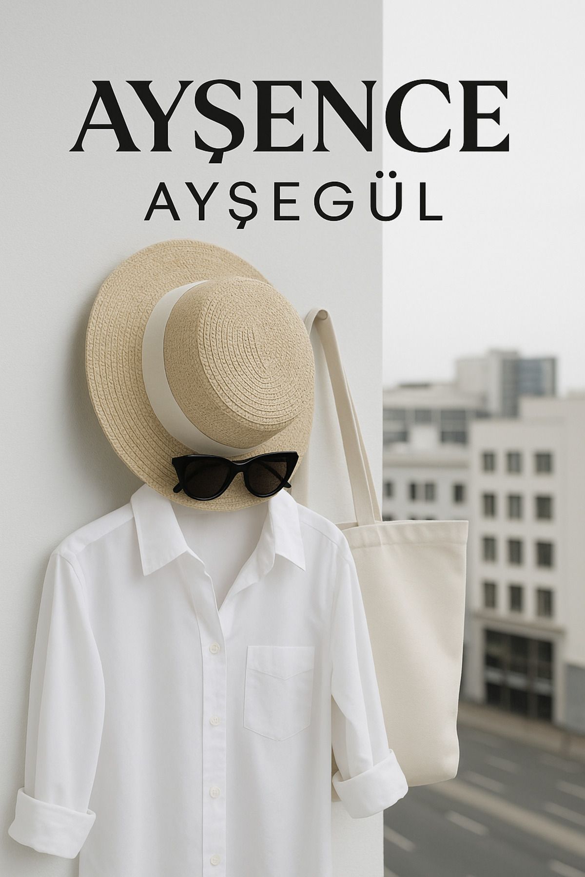 MODA Aysence.Ayşegül Kadın Geniş Kenarlı Hasır Güneş Şapkası