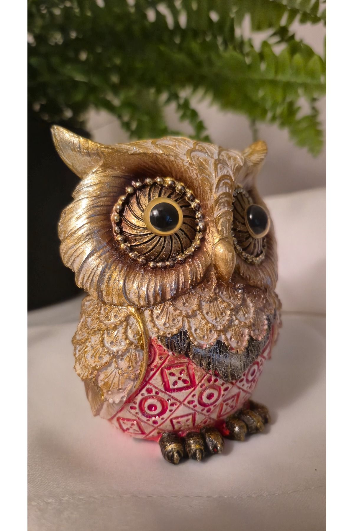 Land of Souvenir Baykuş Polyester Dekoratif Obje ve Biblo