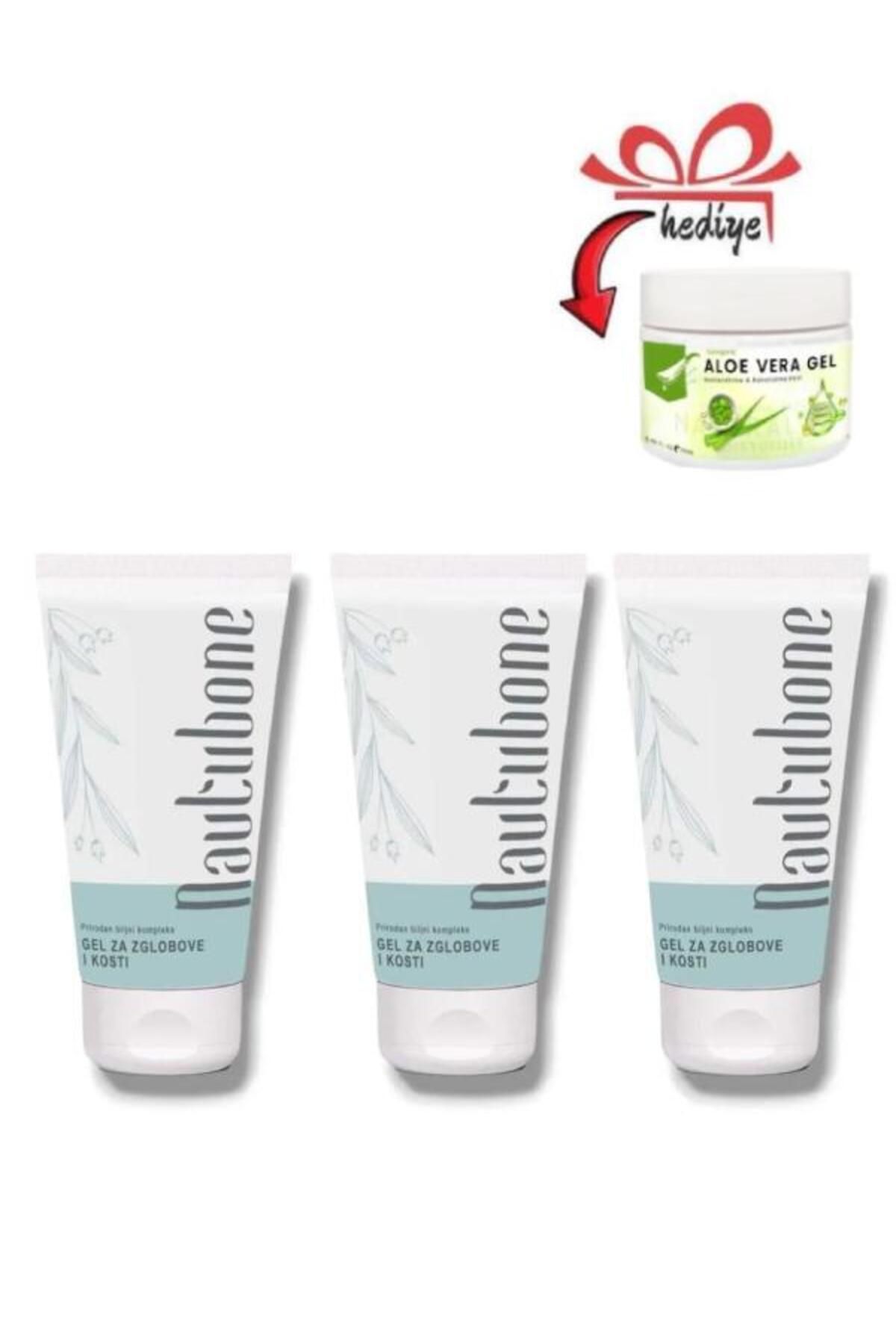 LES CHARMES Nautubone Eklem Fıtık Bel Kas Tüm Vücut Sızılarına Masaj Kremi 50 ml x 3 ad+Nemlendirci Bakım Jeli