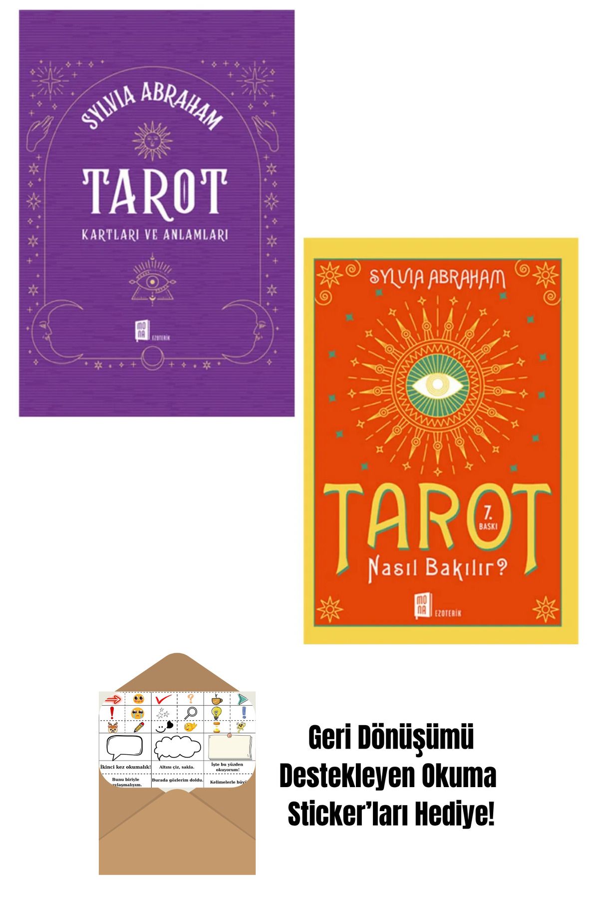 Mona Kitap Sylvia Abraham 2 Kitap Set + Okuma Sticker'ları