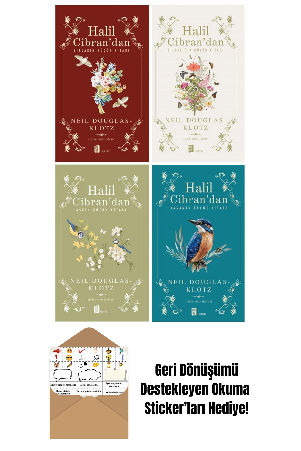 Mona Kitap Neil Douglas - Klotz 4 Kitap Set + Okuma Sticker'ları