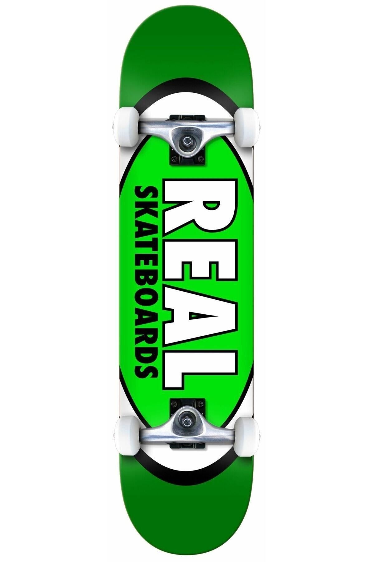 teknotrust Yeşil Oval Kaykay 8.0 Tam Set