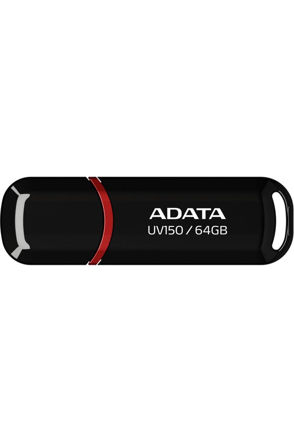 Yerli ADATA 64GB USB3.2 Gen1 Black Flash Bellek