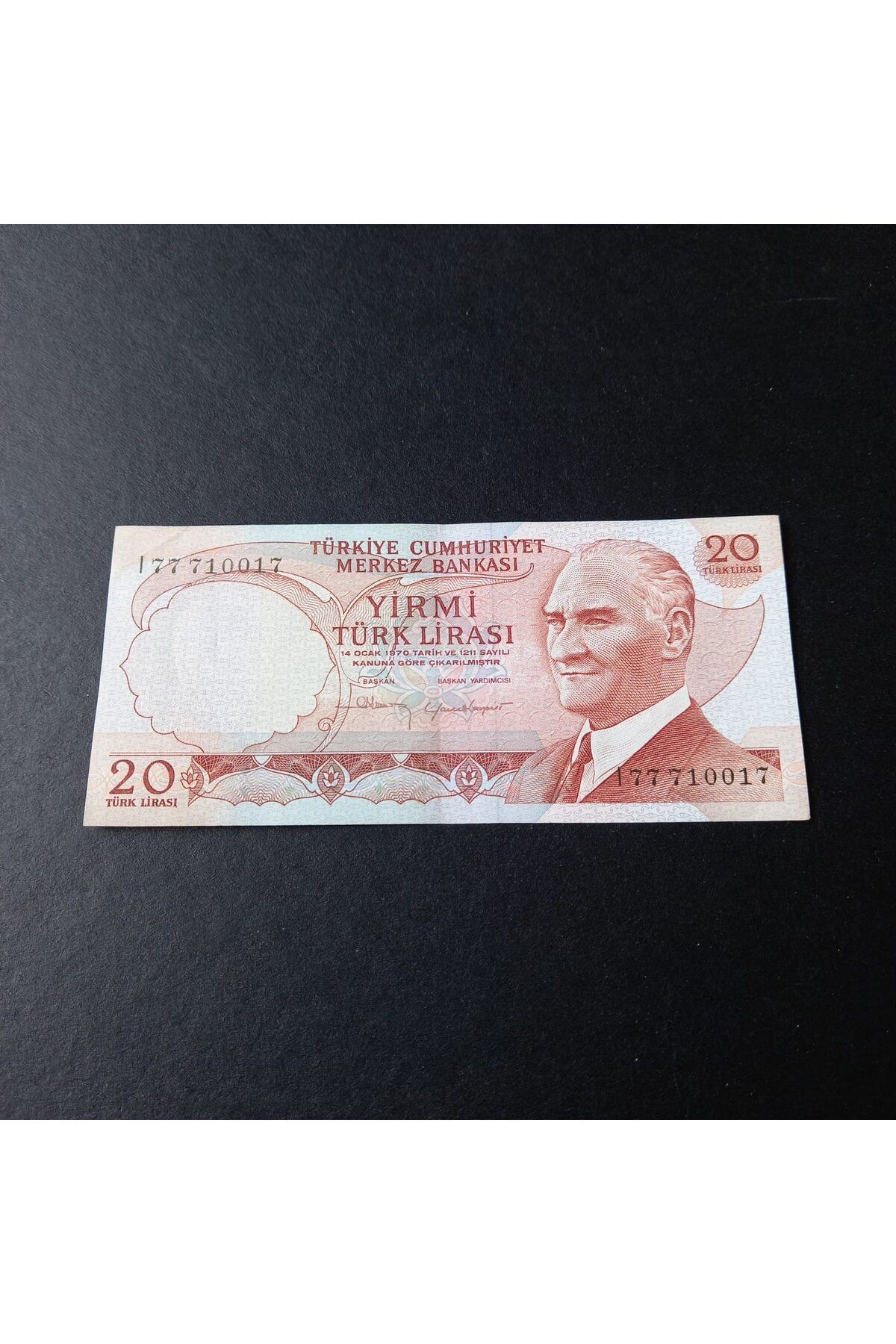 escoines koleksiyon 399636856bdc21edad 6.Emisyon 4.Tertip 20Türk Lira ÇT/ÇÇT I77 710017 Kağıt Para