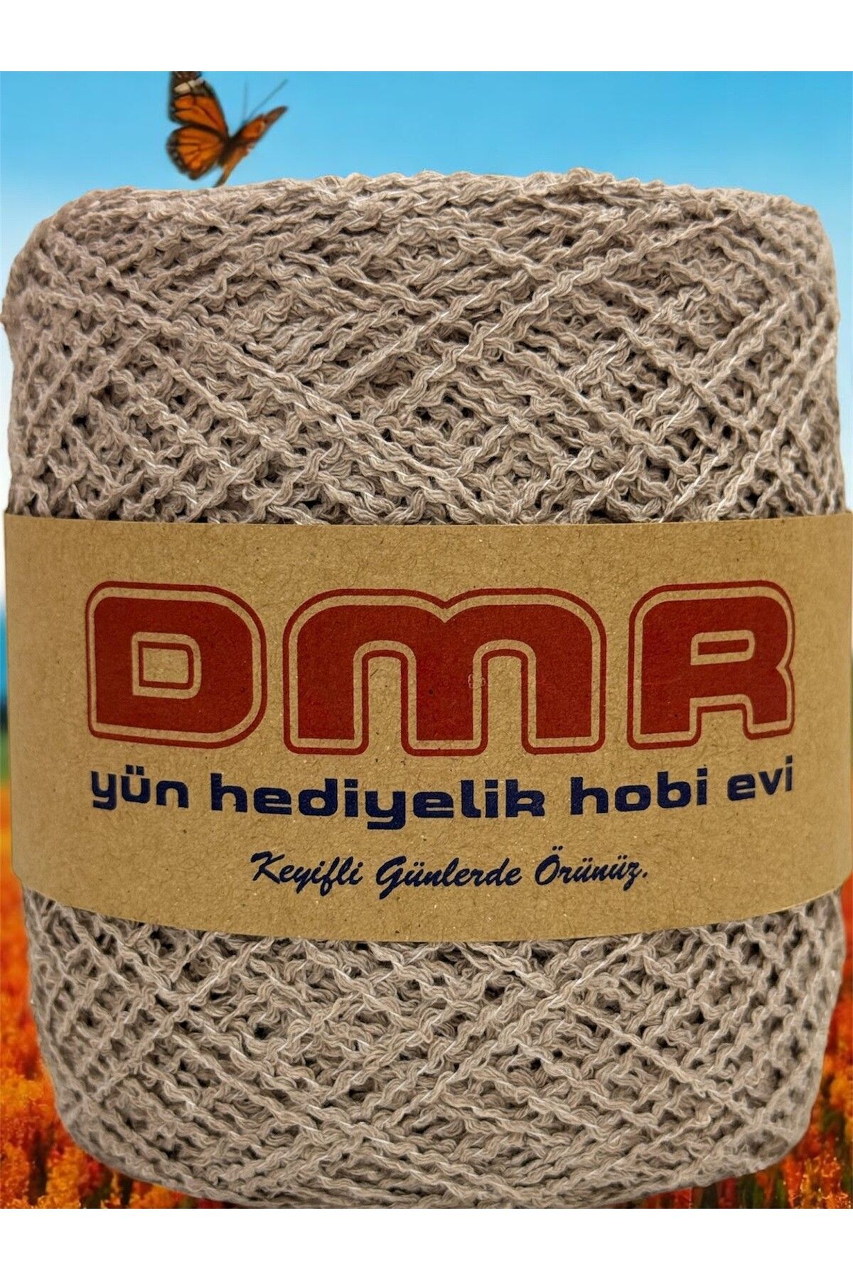 DmrTuhafiye 200gr Merserize El Örgü ipi - Vizon