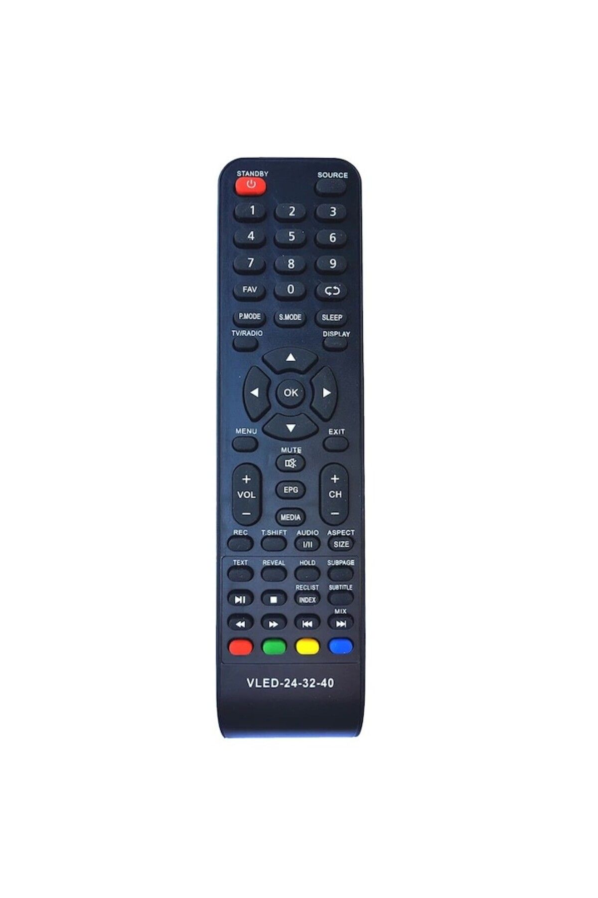 Bogadini-Universal Remote Control Compatible with Vortex Vled 24/32/40 Lcd/led, Identical to the Original 2