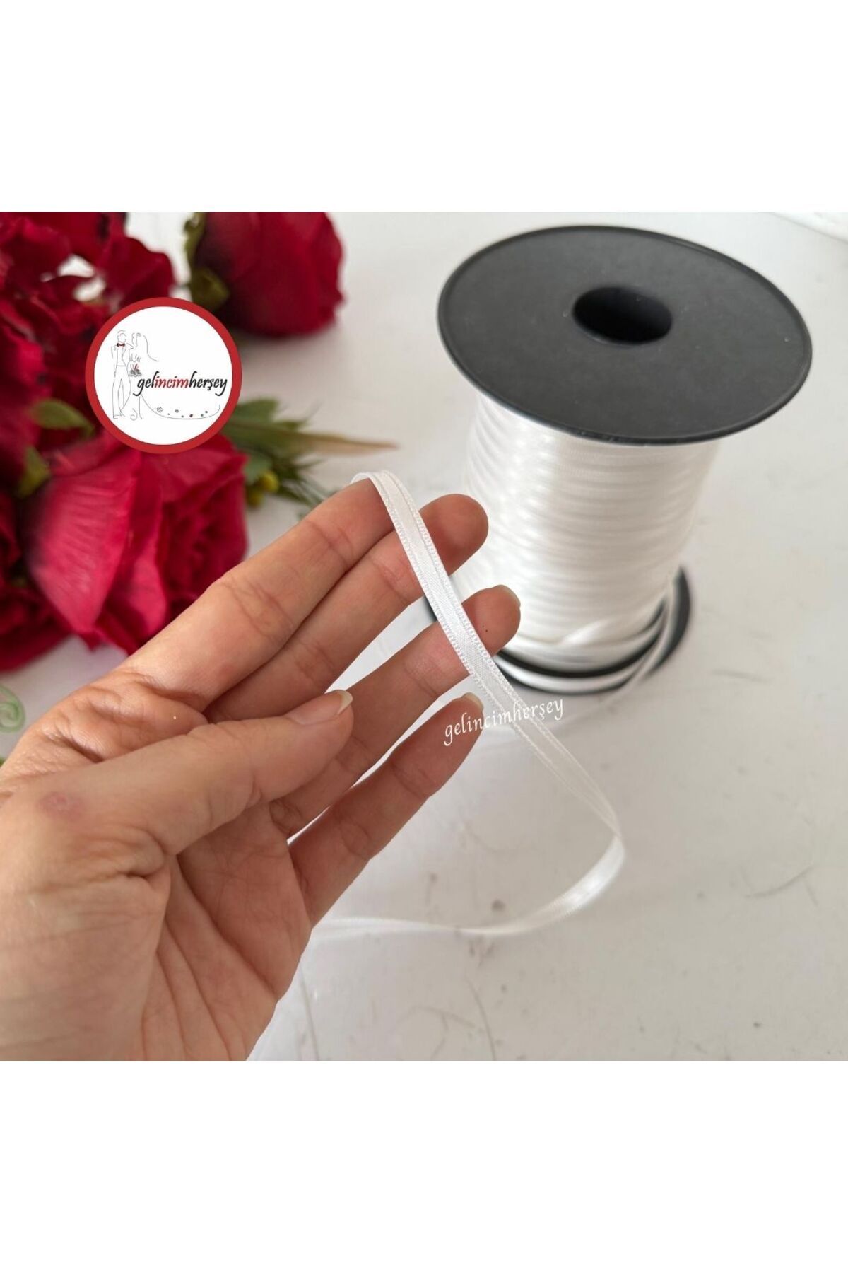 Gelincimherşey Saten İnce Kurdele 6 mm 5 metre
