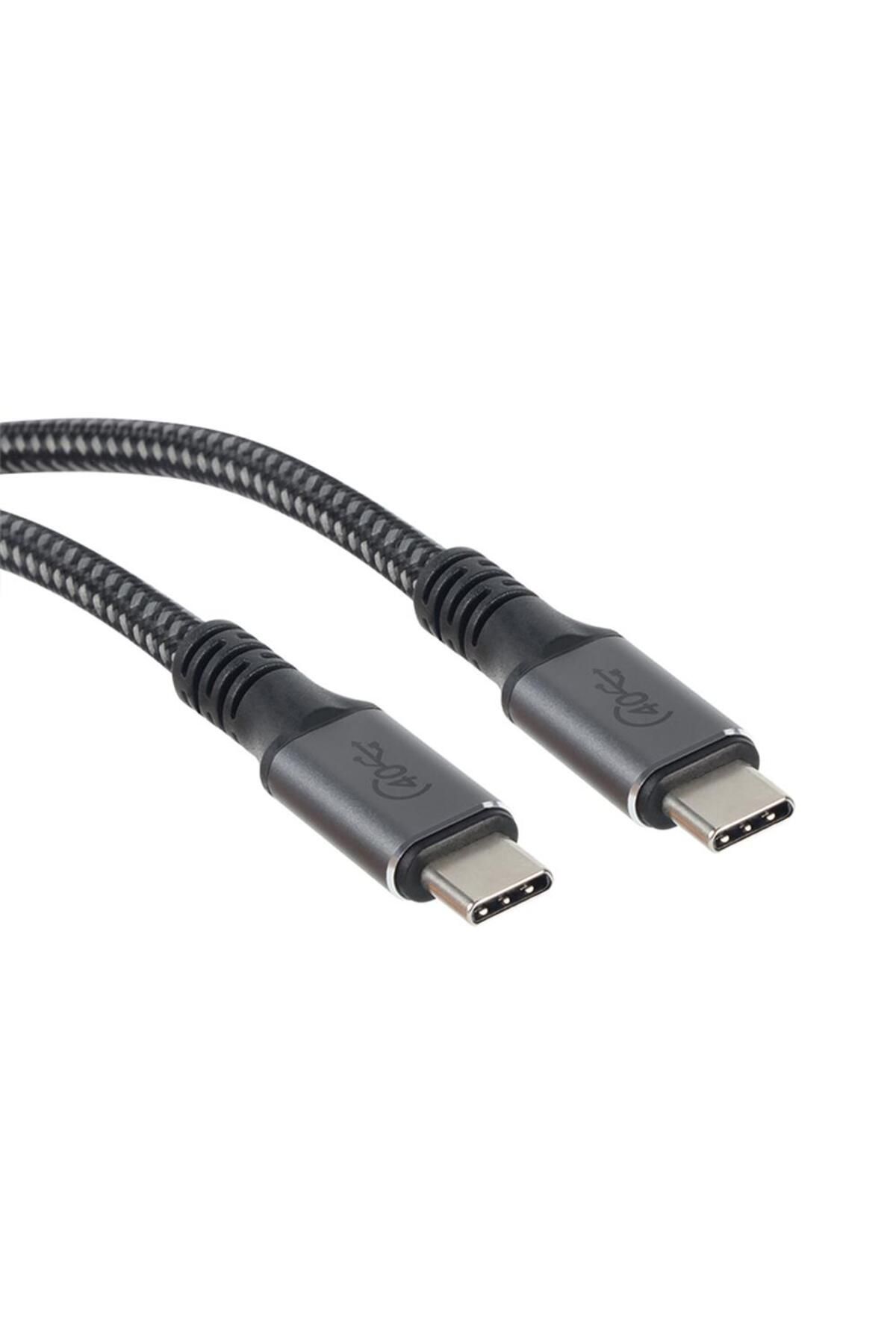 VCOM Type-C to Type-C 122 Metre 40Gbps USB4 5A Şarj Kablosu