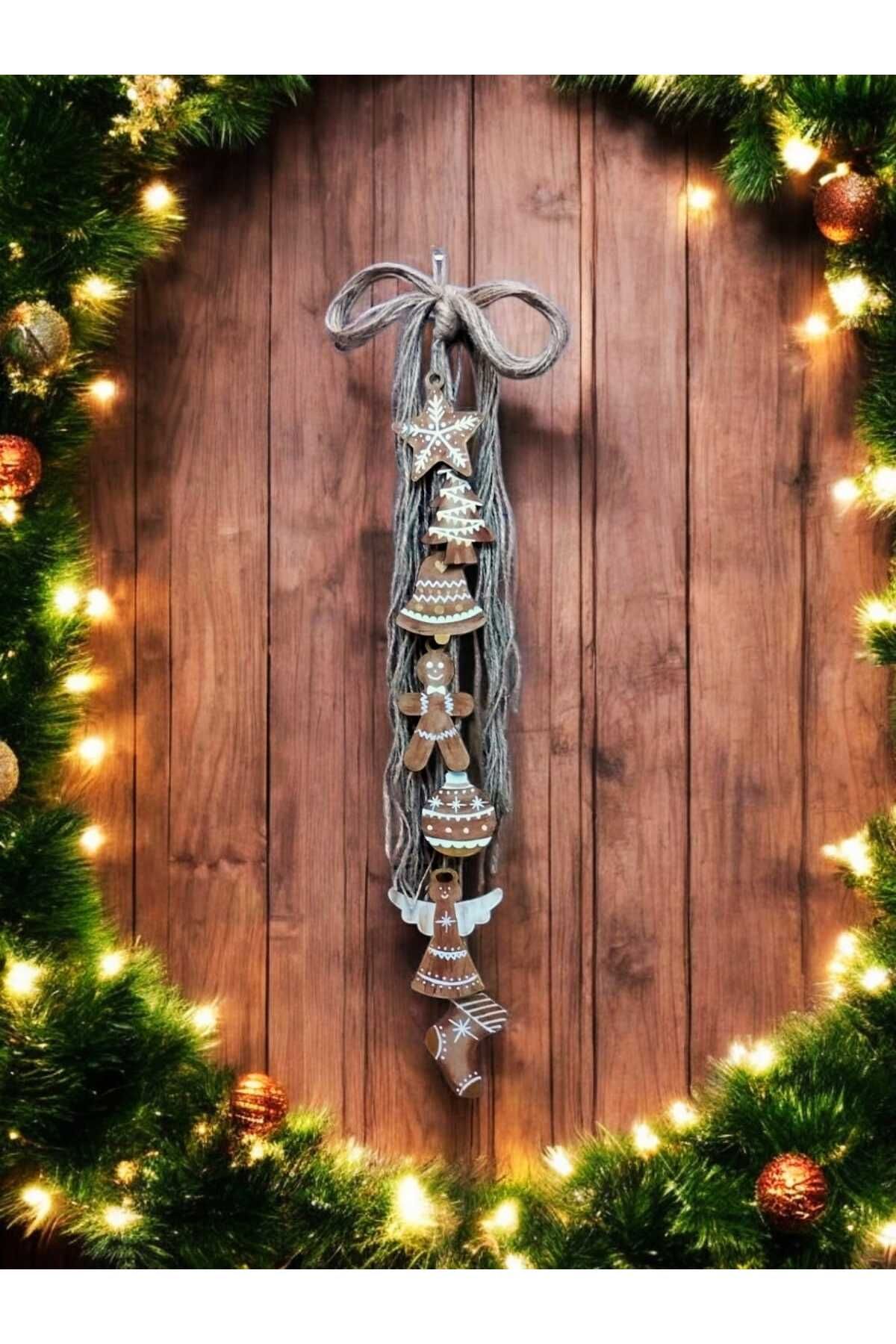bucan DKTT Yılbaşı Süsü, Kapı Süsü, Duvar Süsü, Dekoratif Yılbaşı Süsü, Noel Süsü