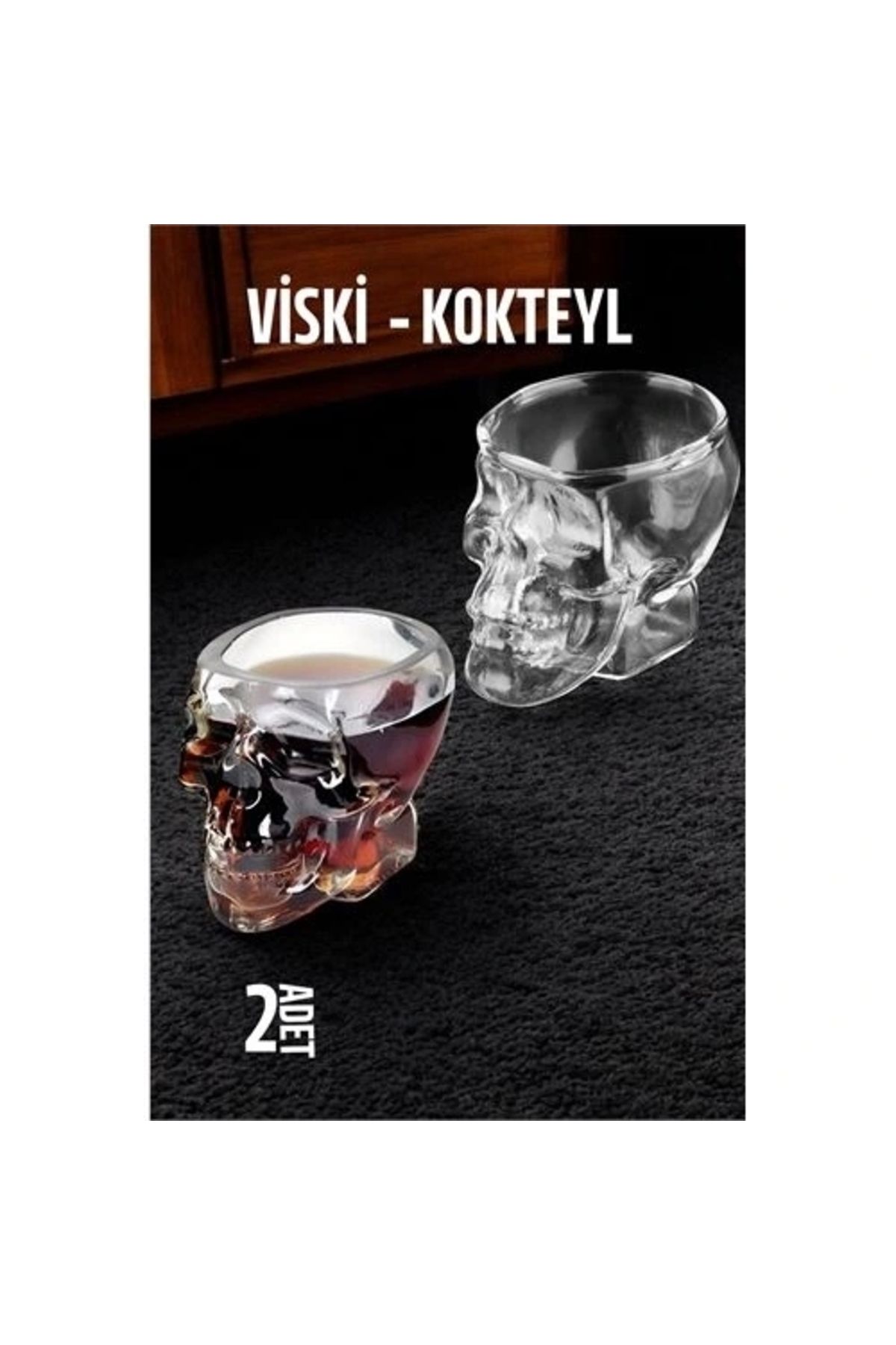 shopwave Kuukafa Viski ve Kokteyl Cam 2 ADET