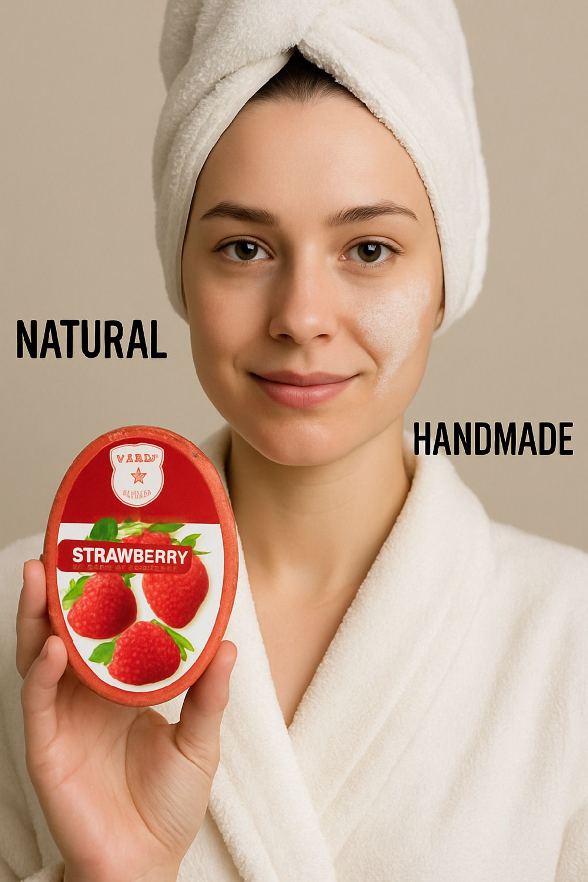 Va.Luis Strawberry Radiance Sünger Sabunu – Glow & Renew