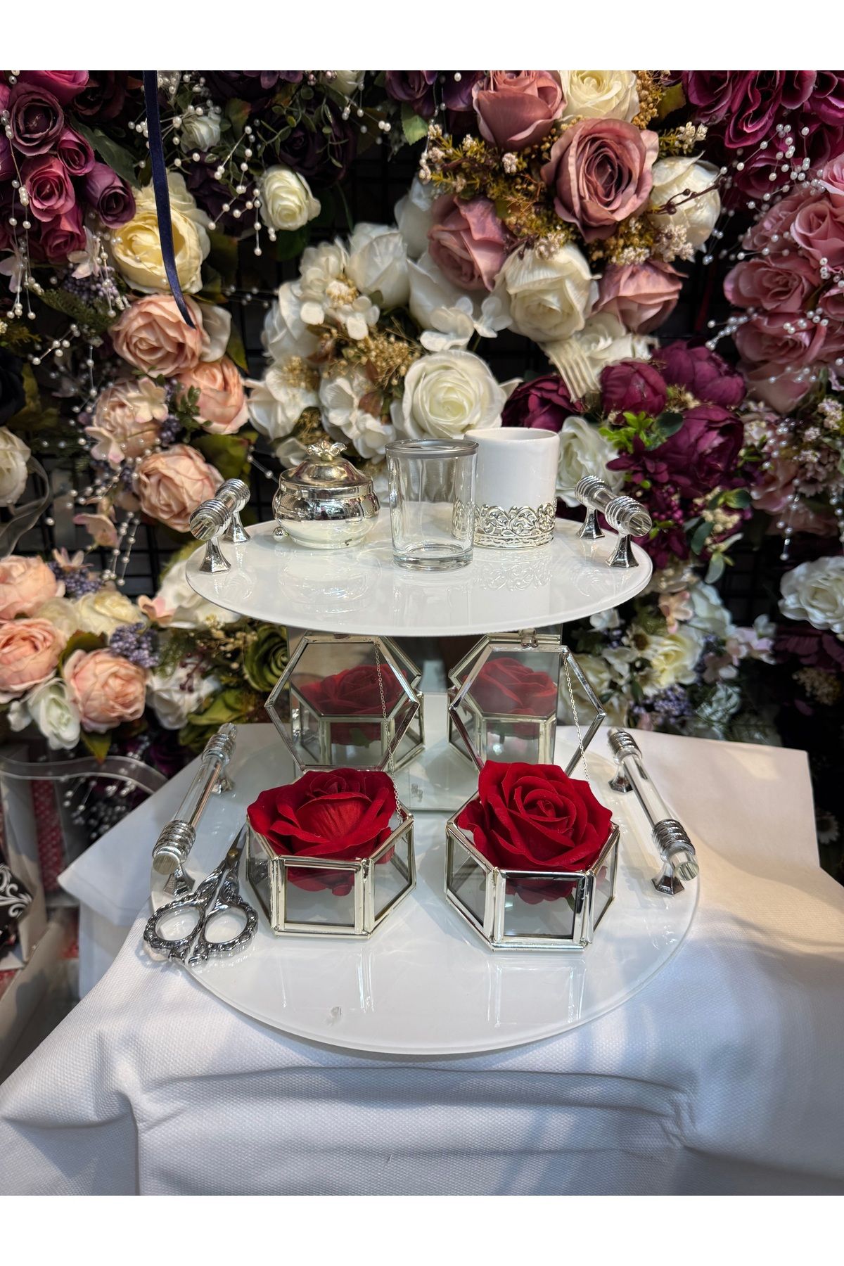 shop Söz Tepsisi Nişan Tepsisi Yüzük Tepsisi Kız Isteme Tepsisi Makas Yüzüklük Damat Kahvesi Kadehi