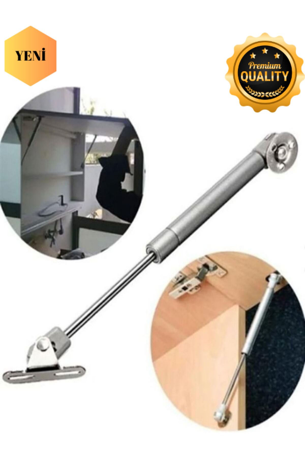 Four Dreams 1 Adet Dolap Amortisörü Gazlı Piston Kapak Hidroliği 27 Cm 100n - Mobilya Makasları-Tek Ebat